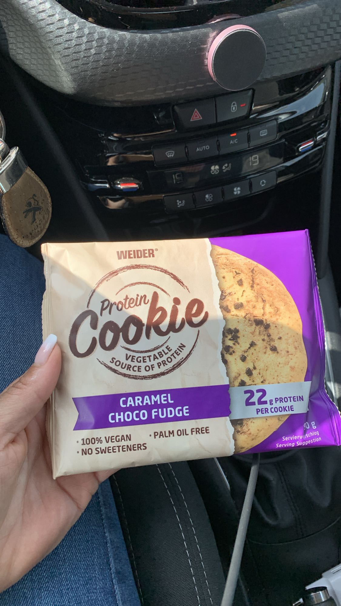 Cookie caramel protéiné