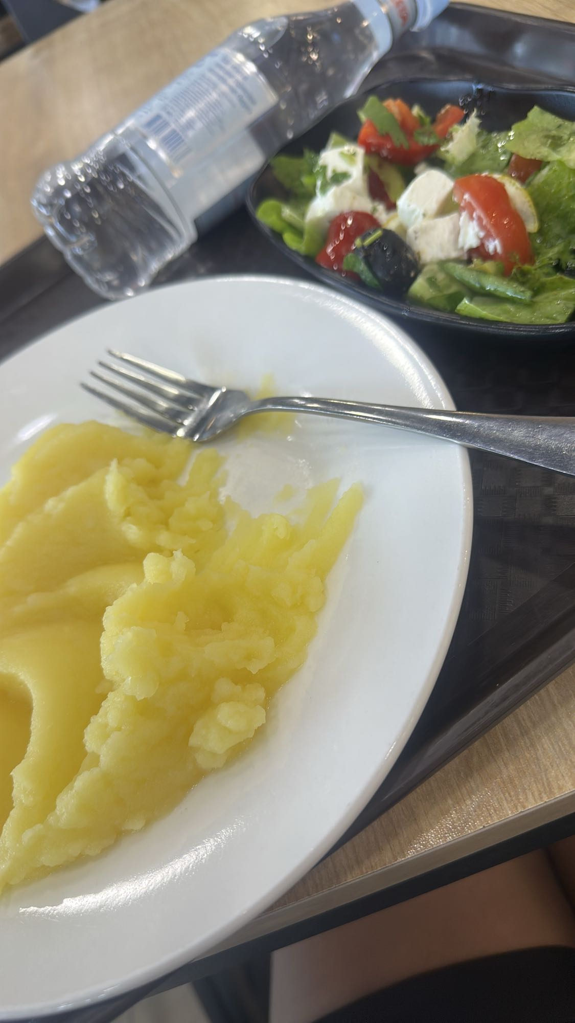 Mashed Potatoes & Greek Salad
