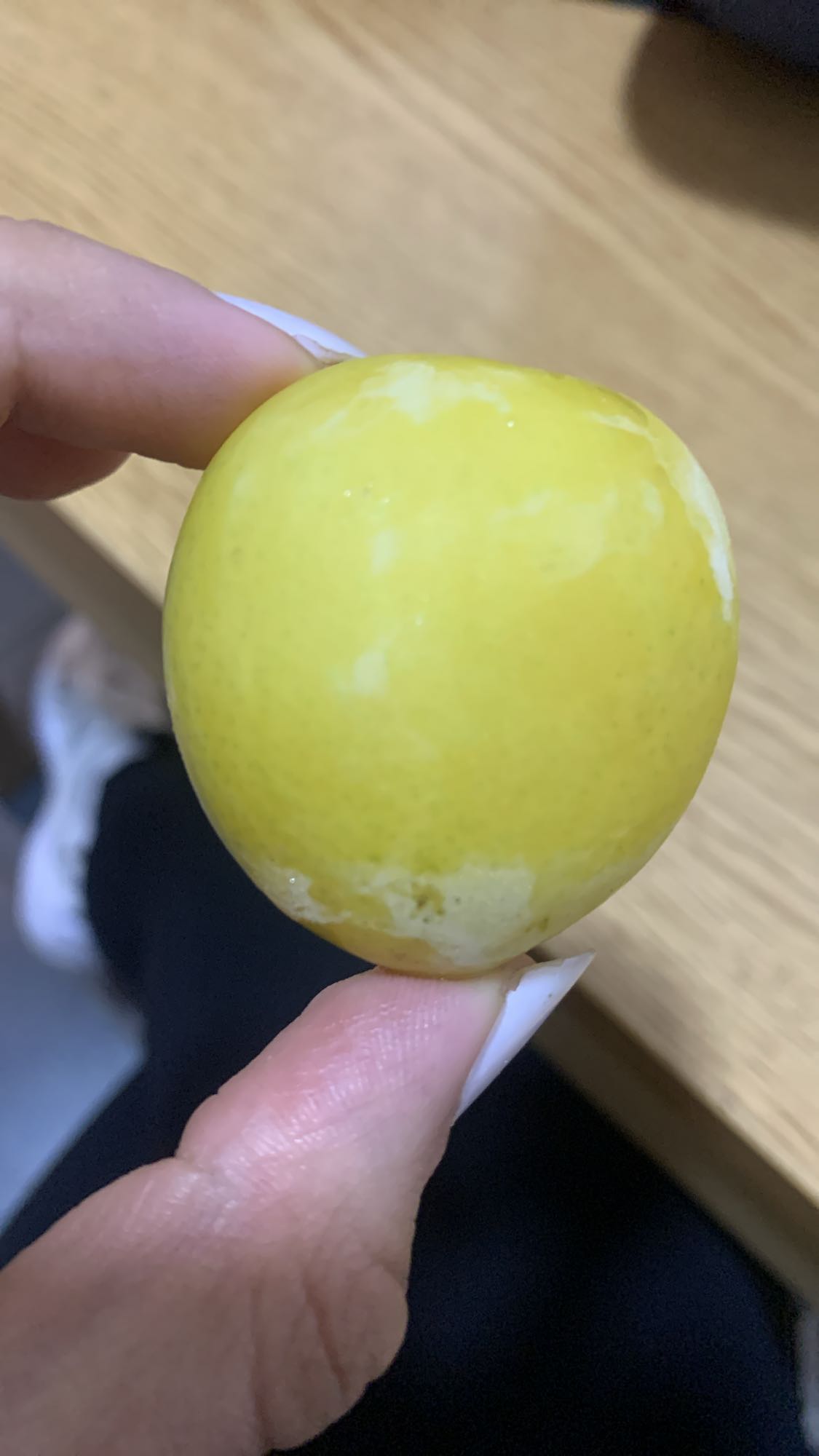 Yellow plum fruit