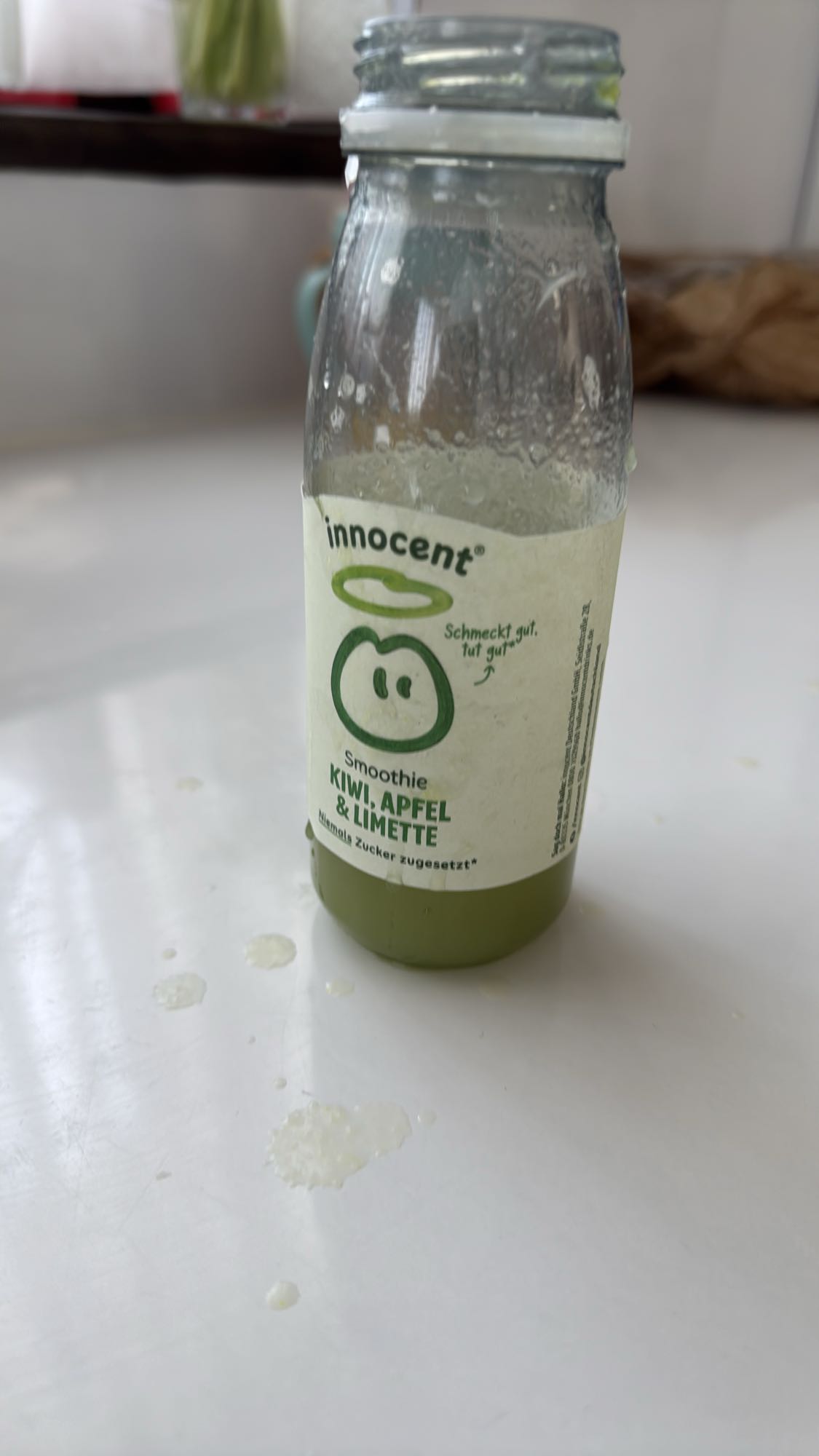 Kiwi Apfel Limette Smoothie