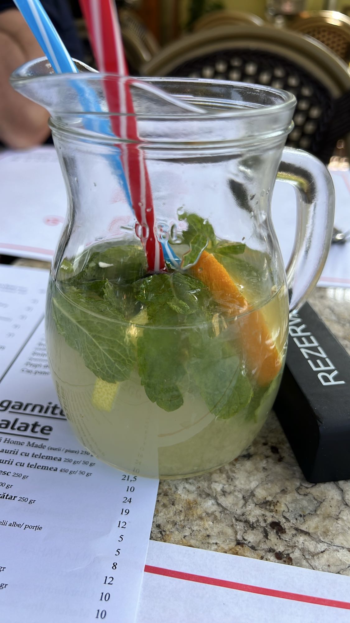 Limonadă cu mentă