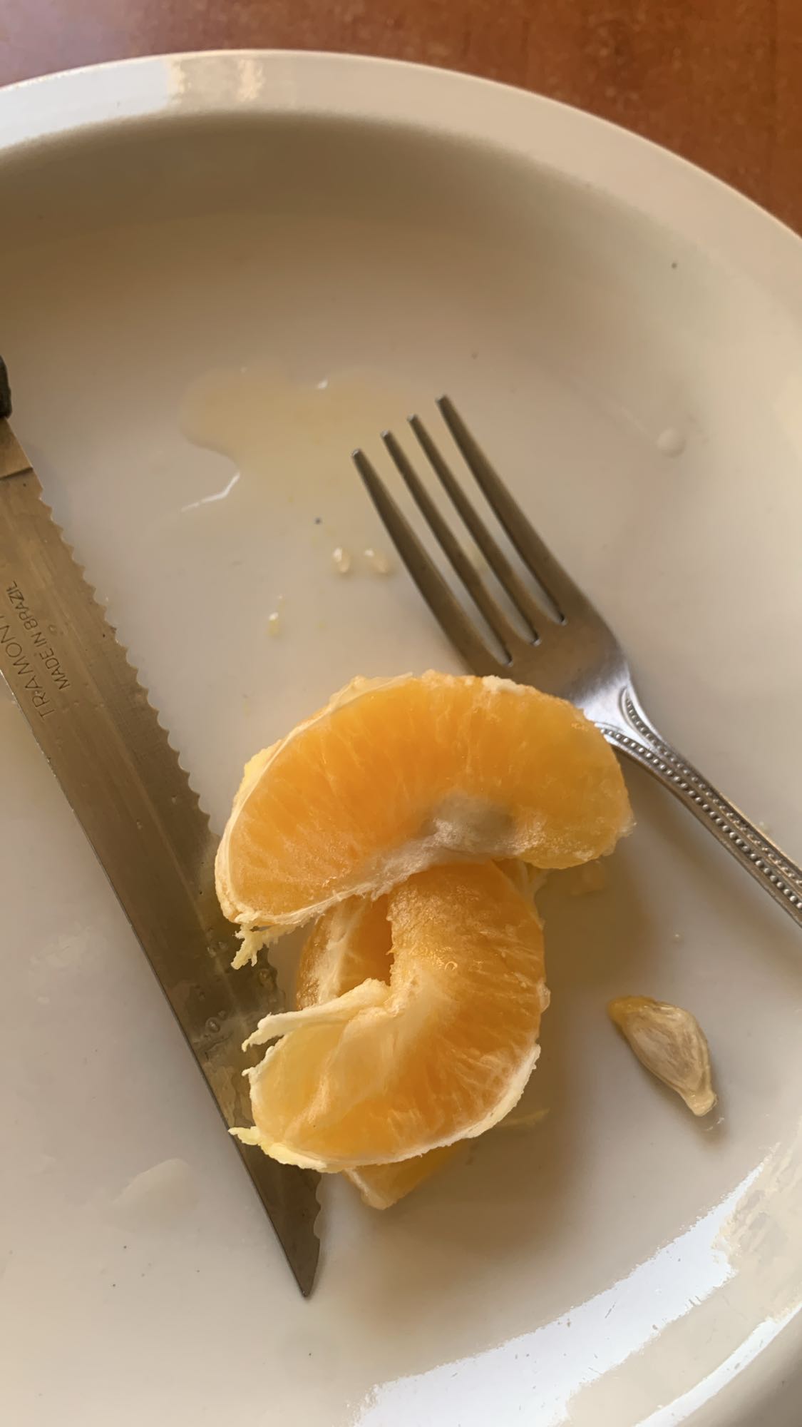 Orange slices snack