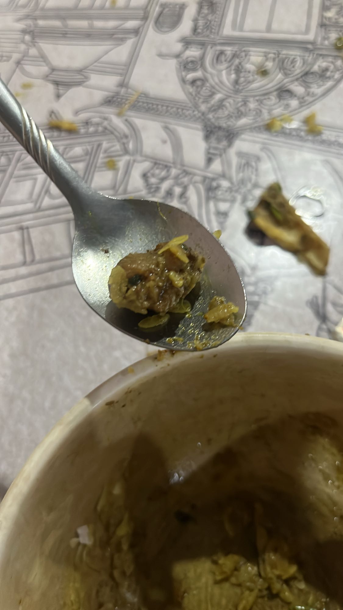 Beef curry with rice