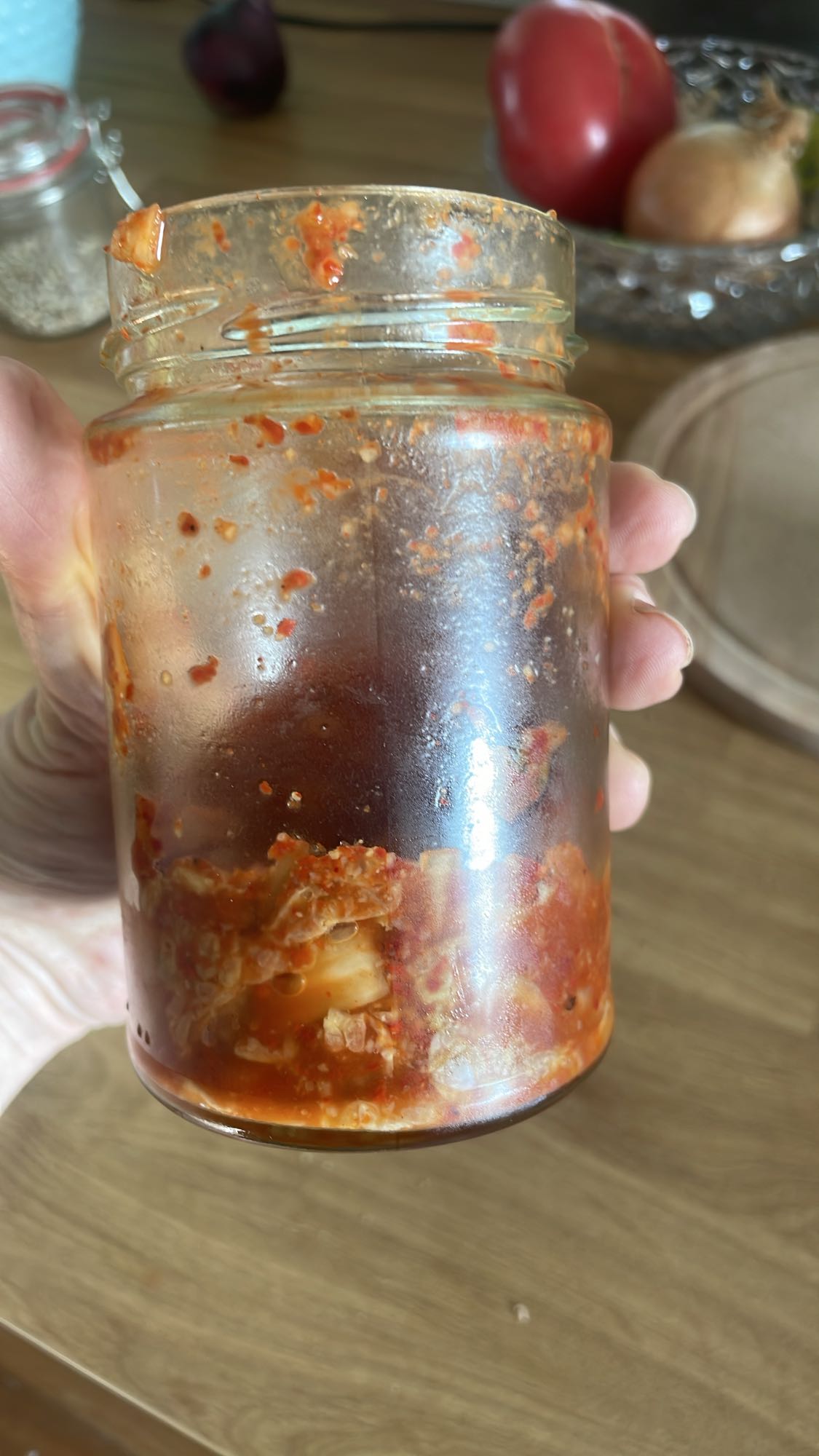kimchi w słoiku