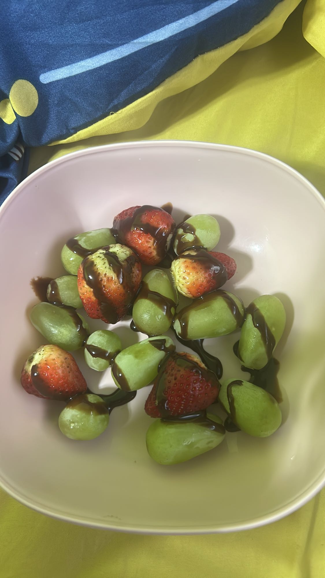 Frutas con chocolate