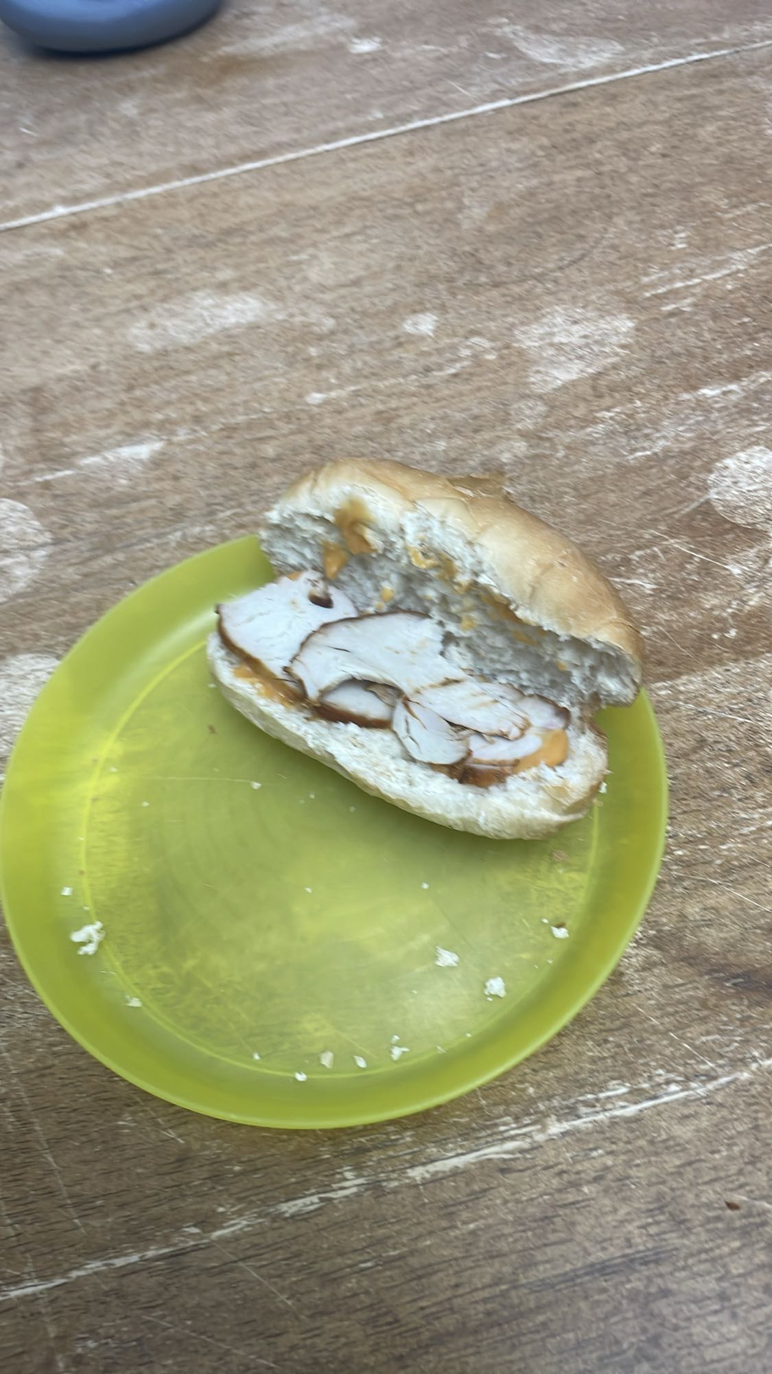 Turkey sandwich roll