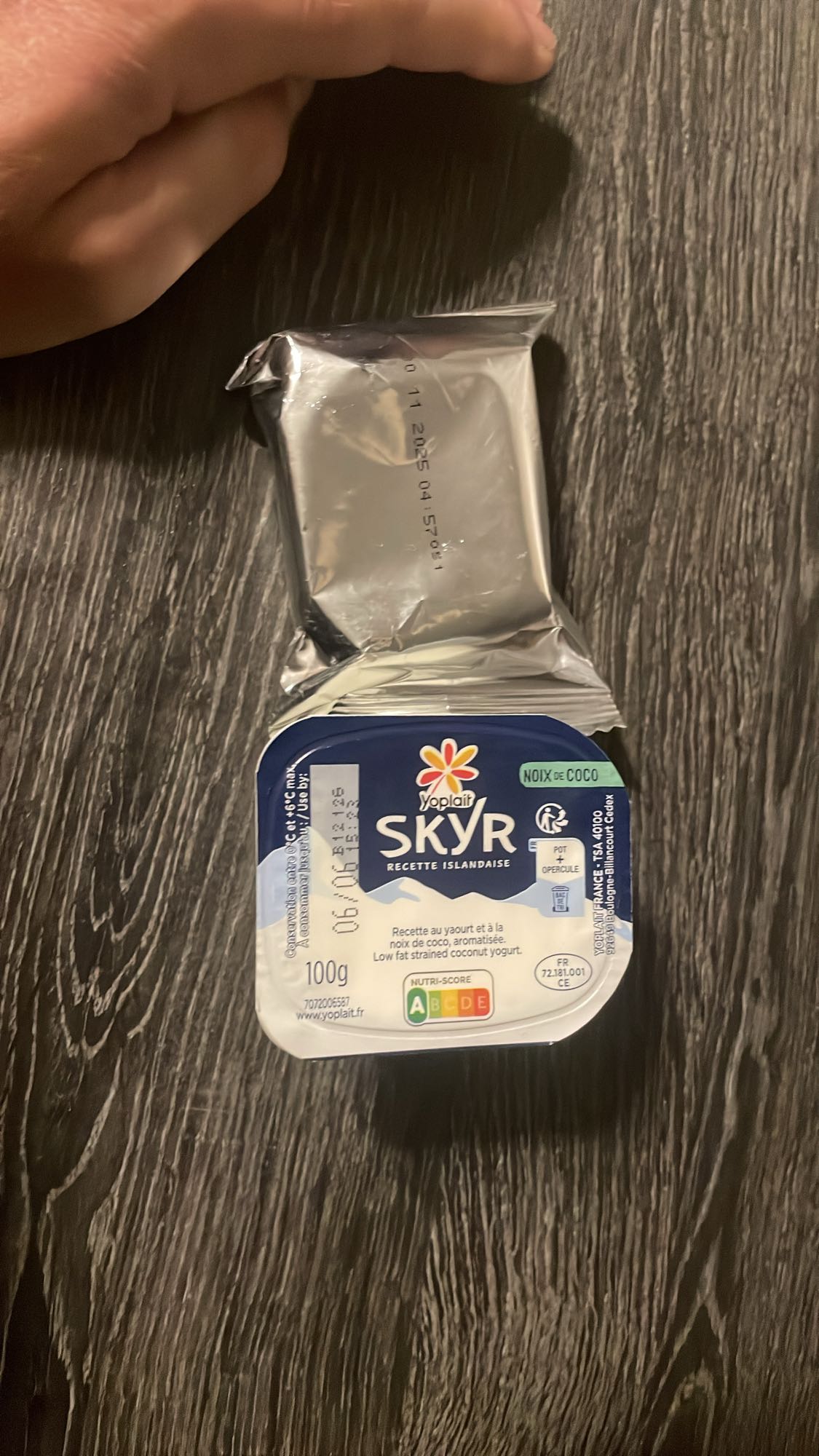 Skyr noix de coco