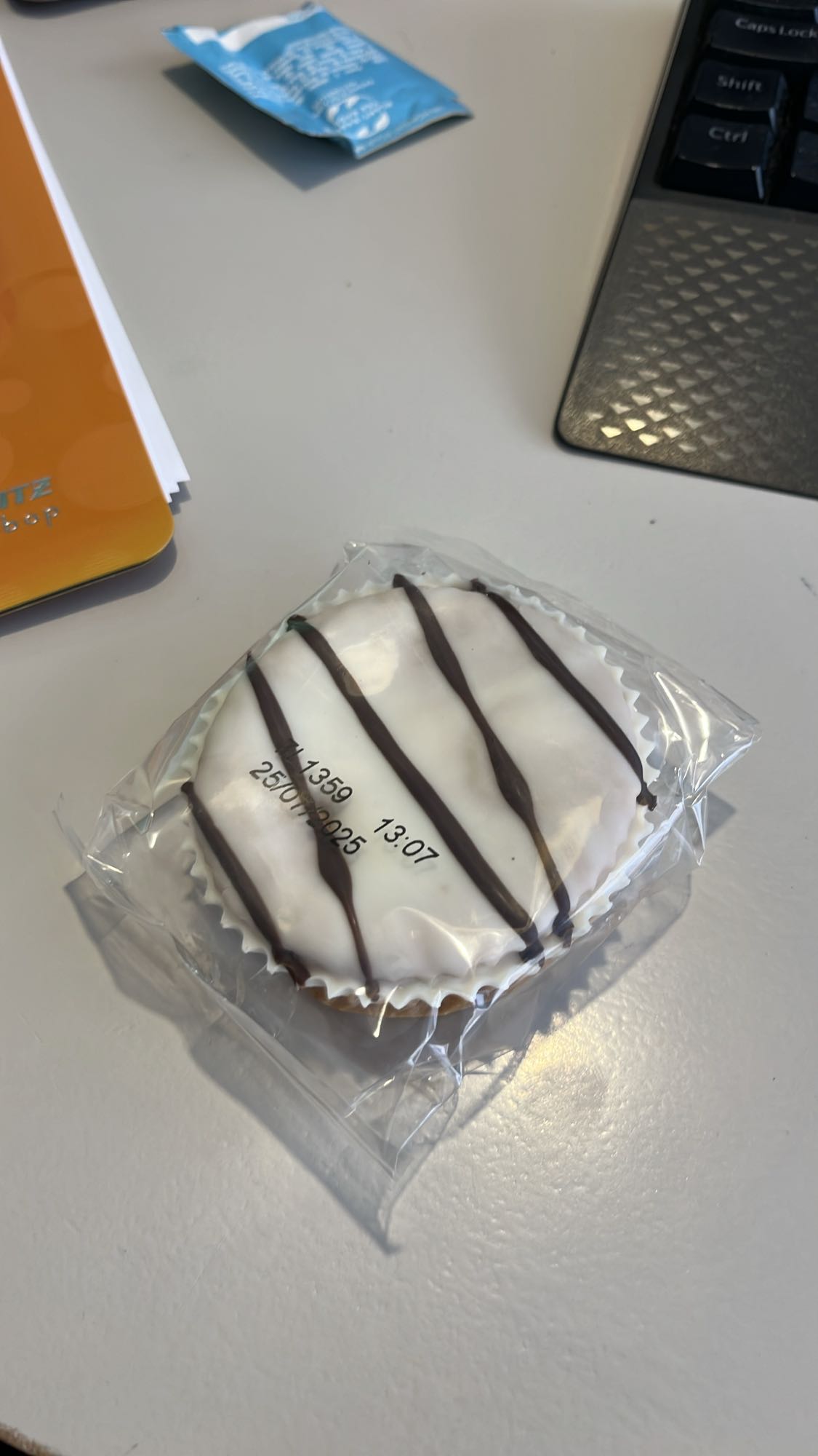 gâteau glacé emballé