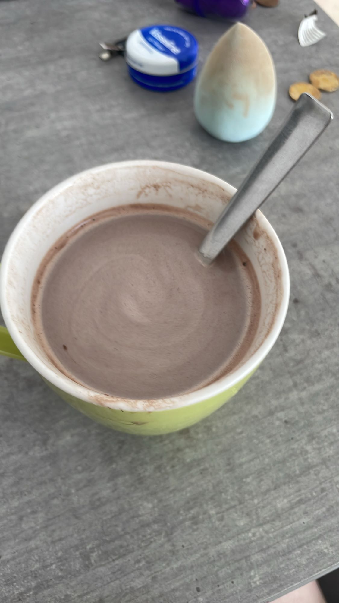 Taza de chocolate caliente