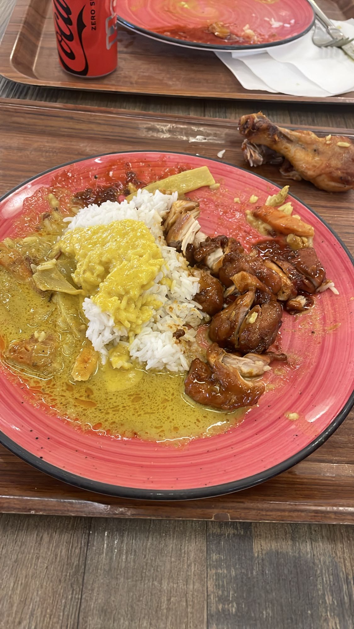 Kyckling med ris och curry