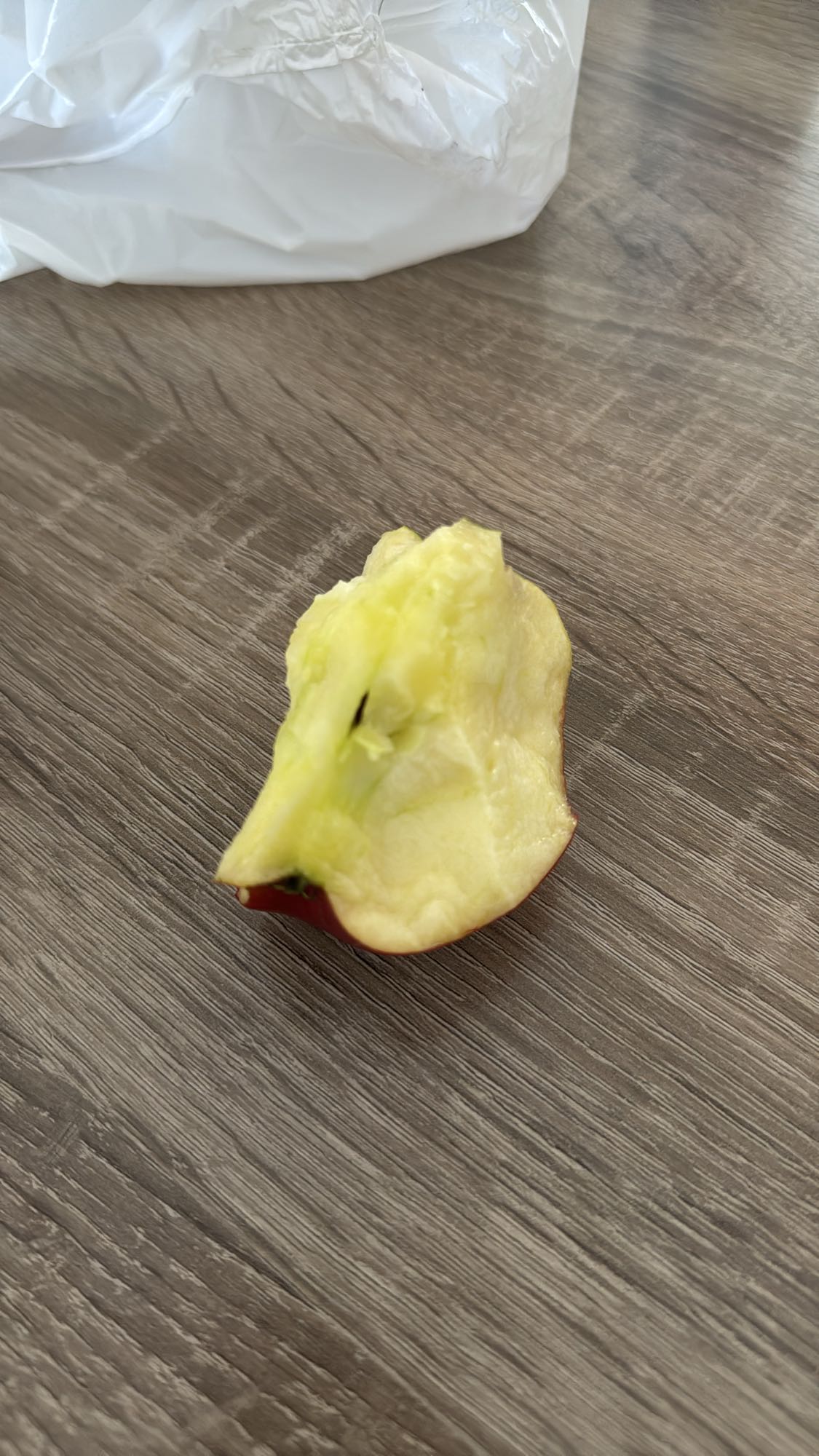 Apple core snack