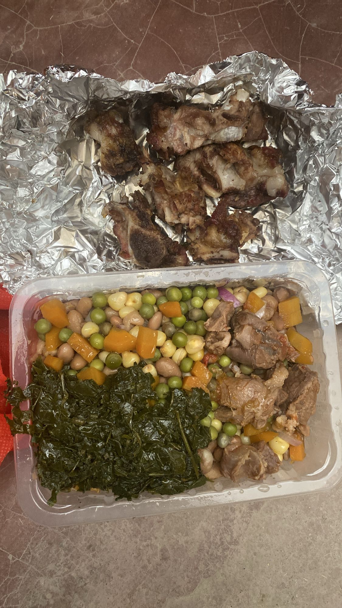 Mixed Veggies, Meat & Greens