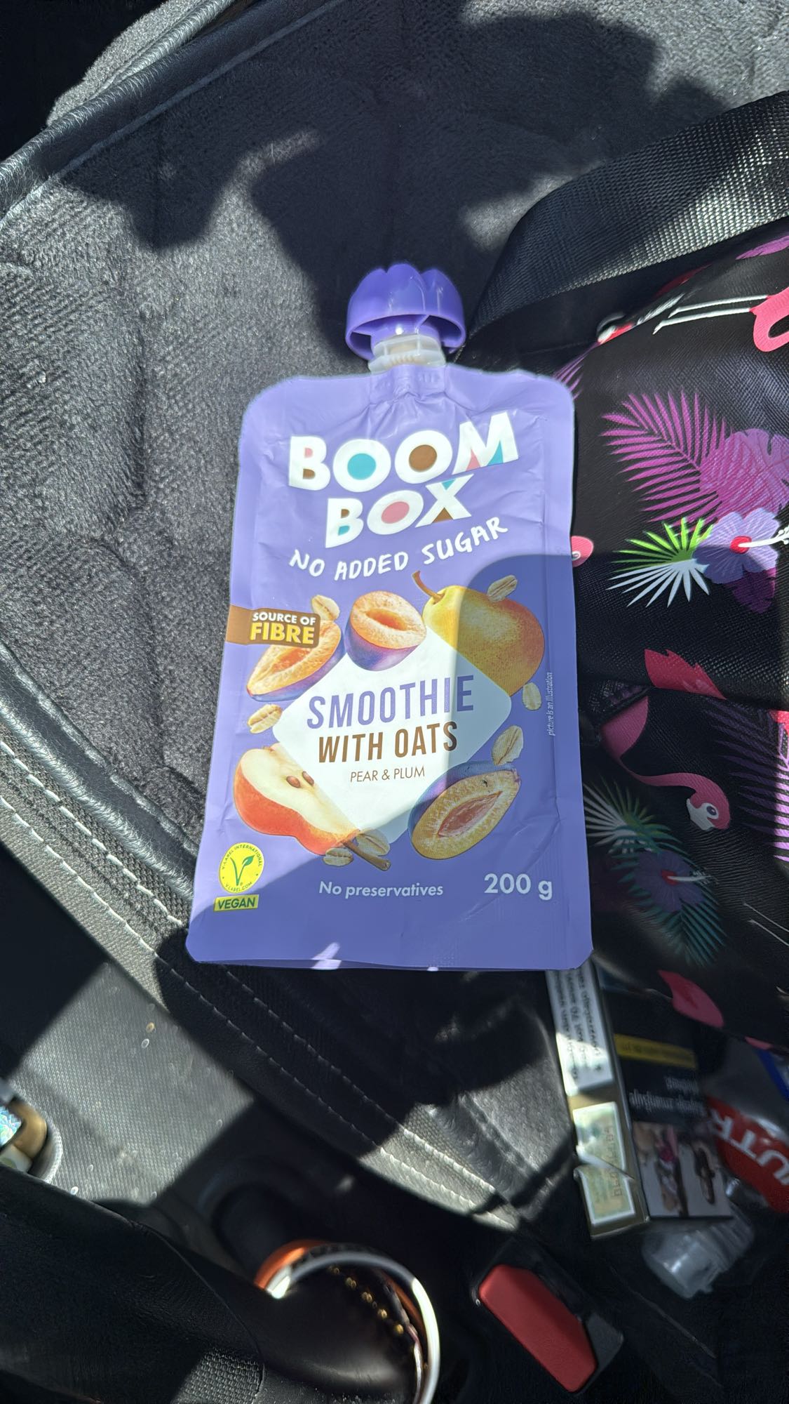 Pear Plum Oat Smoothie