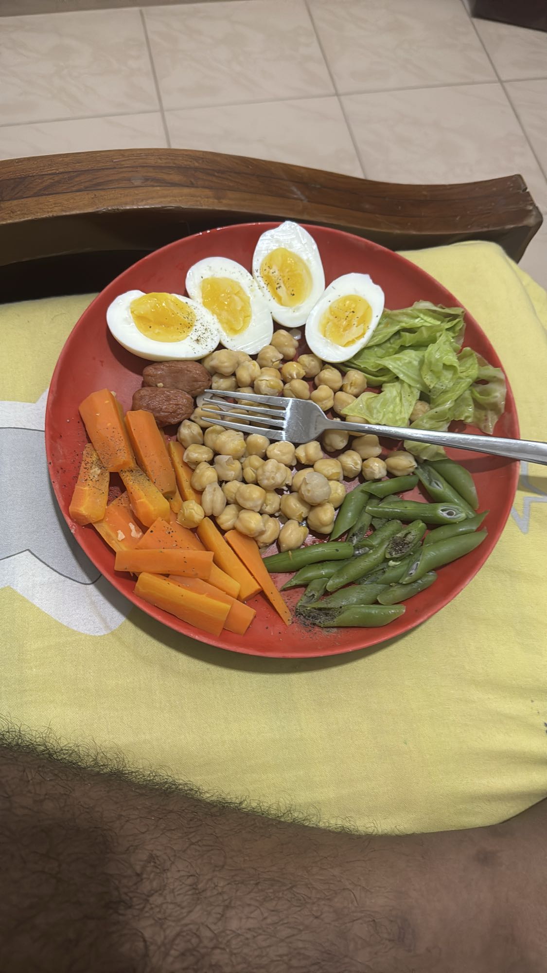 Boiled Egg Veggie Plate