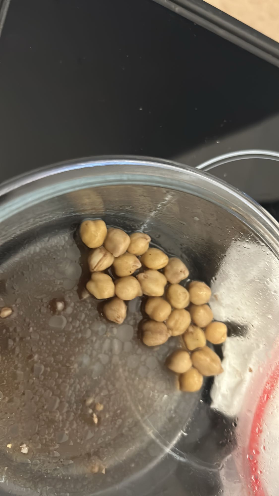 Pois chiches bouillis