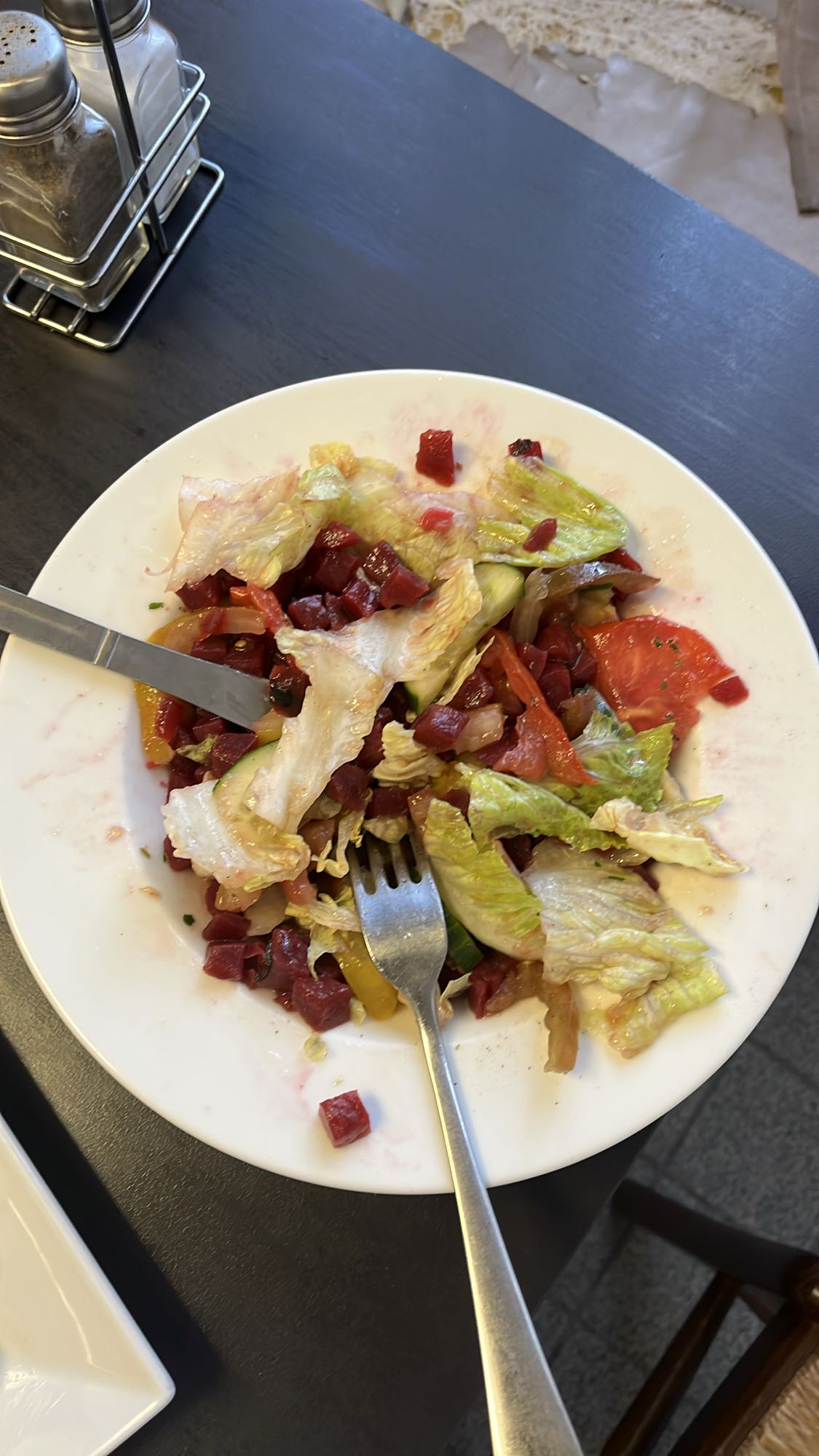 Salade de légumes frais