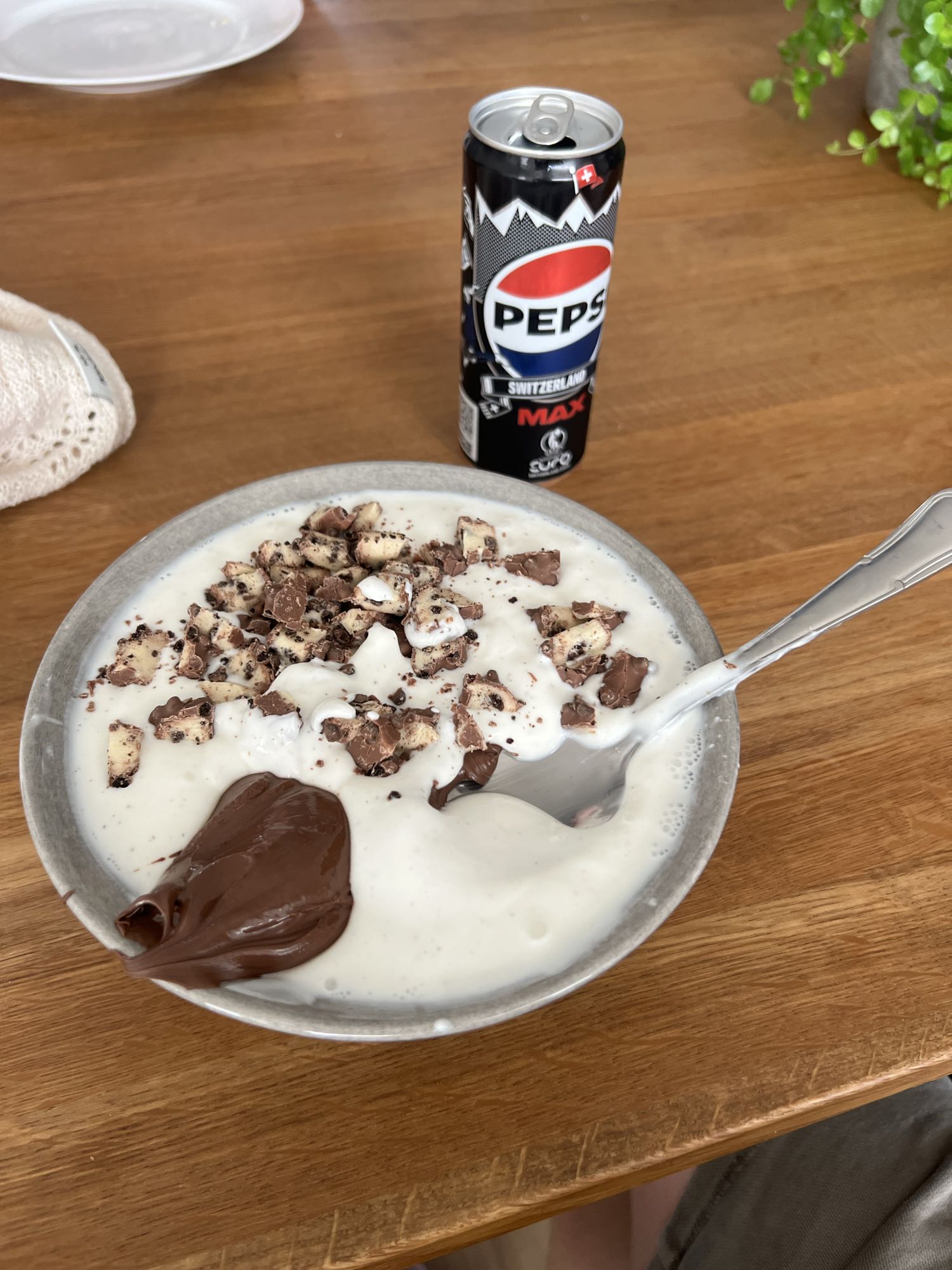 Kvarg med proteinbar & Nutella