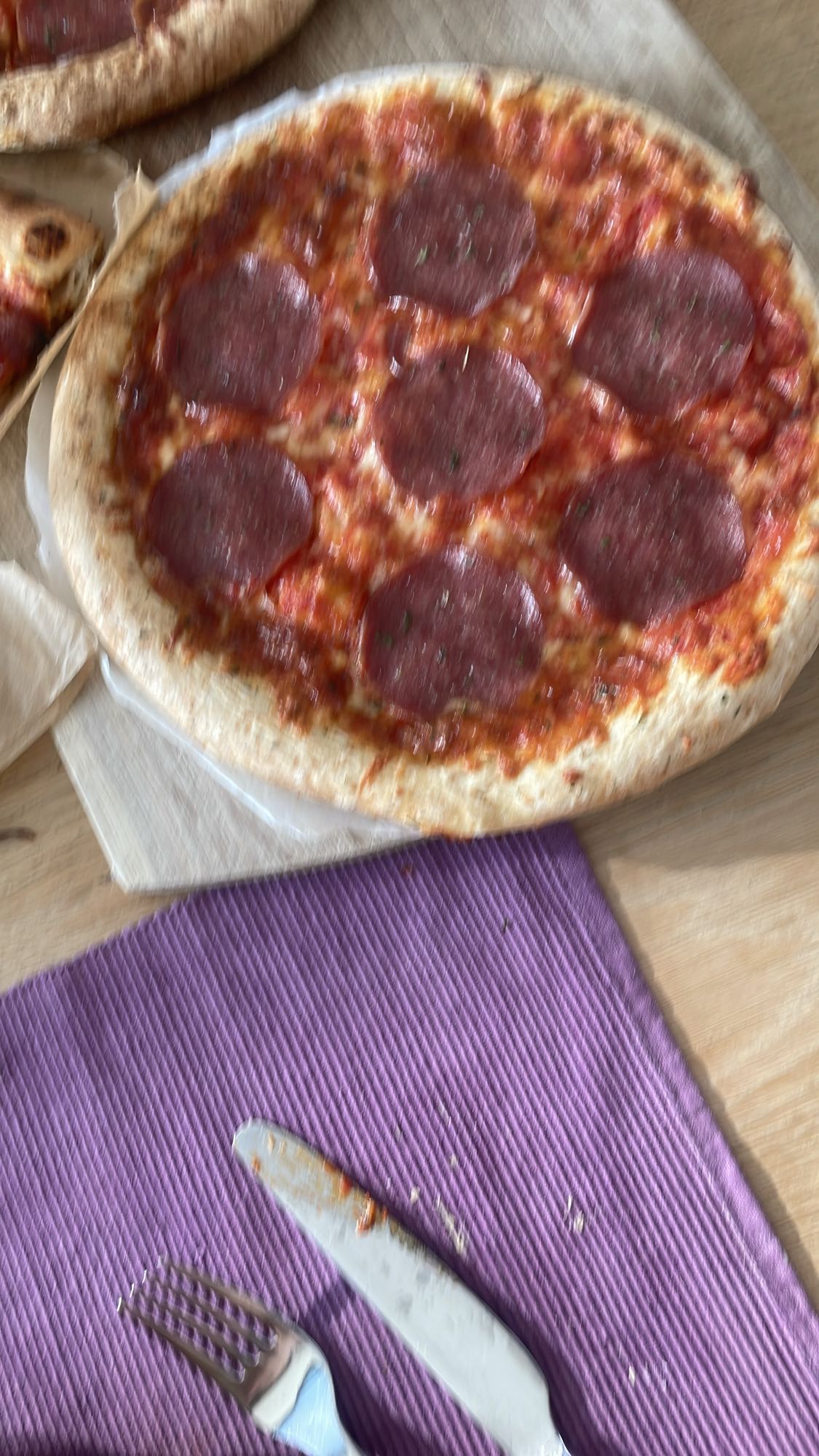 Pepperoni pizza