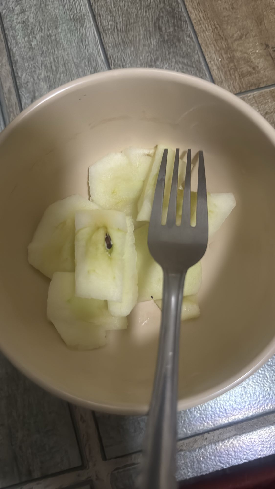 Sliced Green Apple