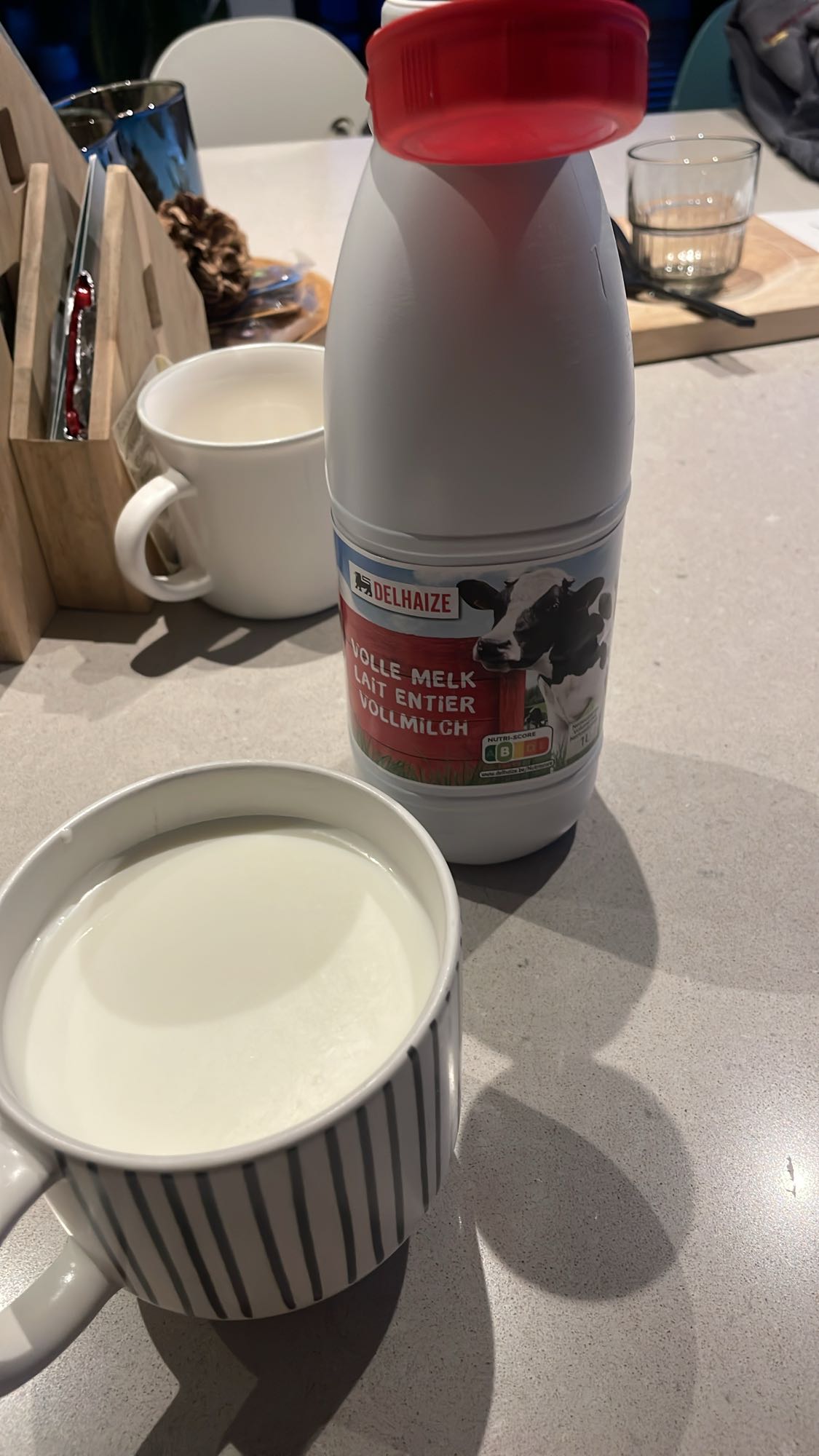Volle melk beker