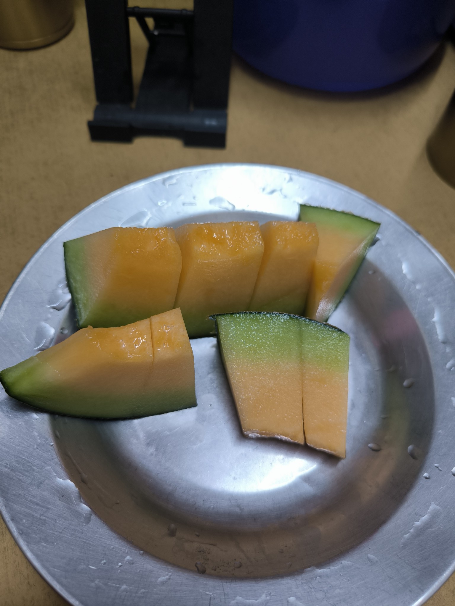 Sliced Cantaloupe