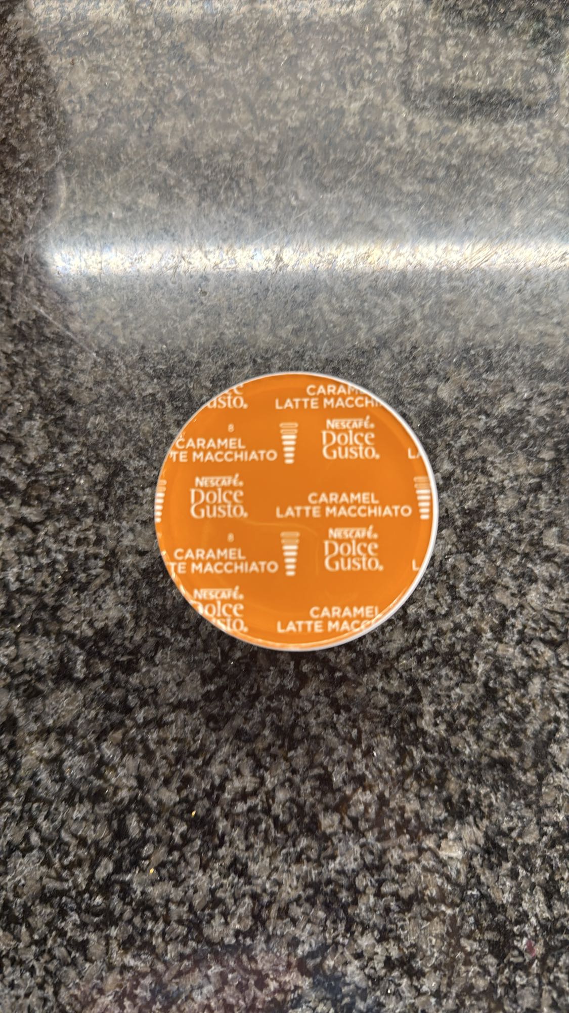 Caramel latte capsule