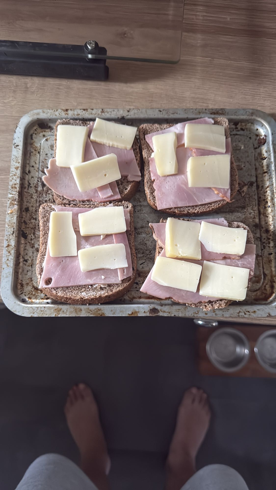 Ham and Cheese Toast