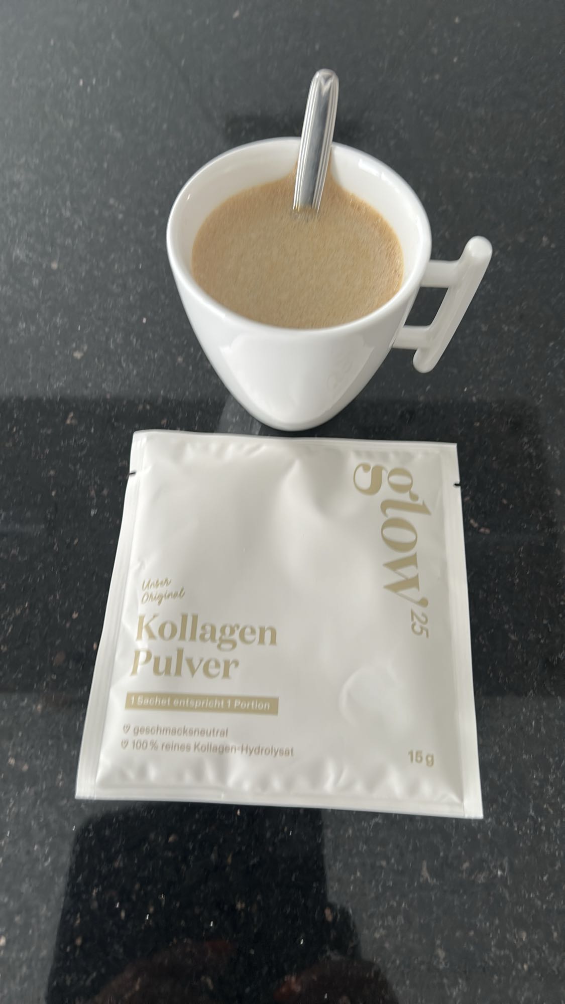 Kaffee mit Kollagen