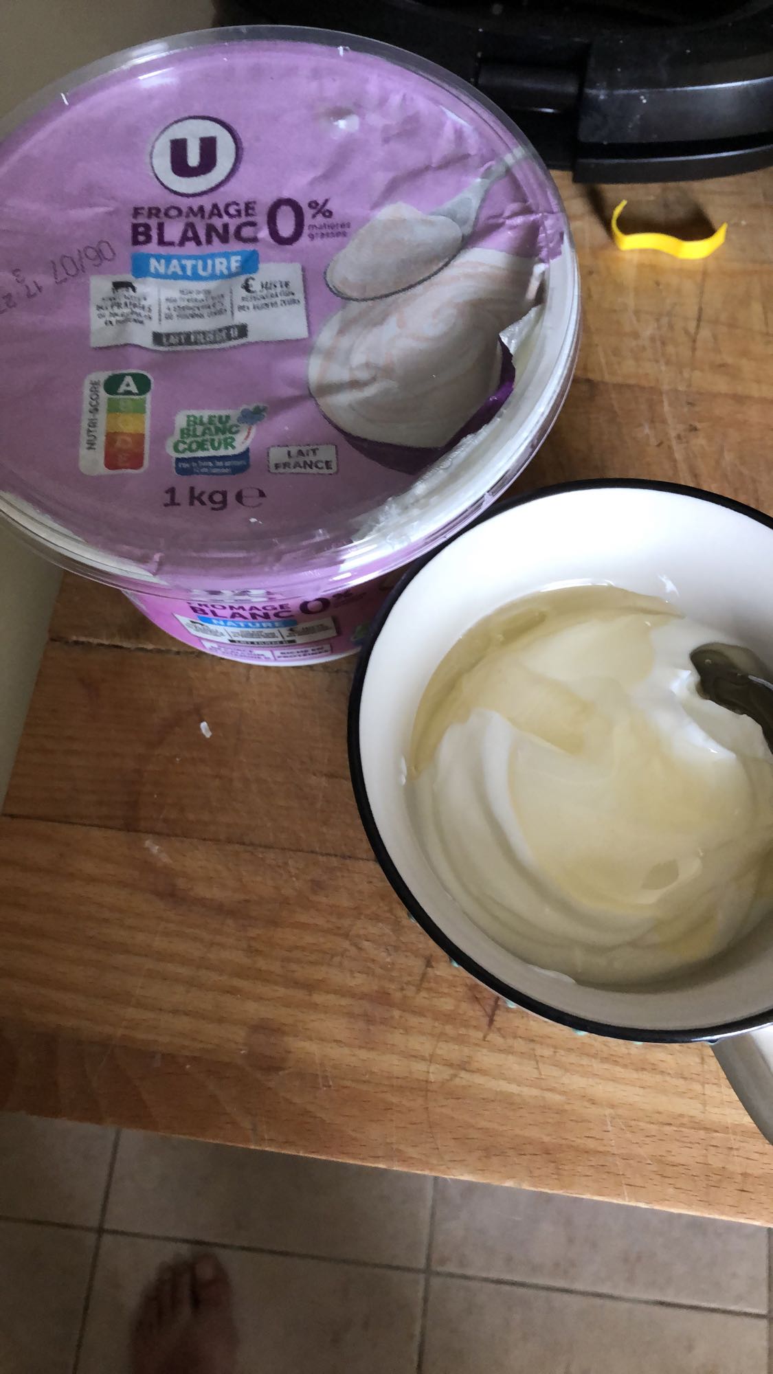 fromage blanc au miel