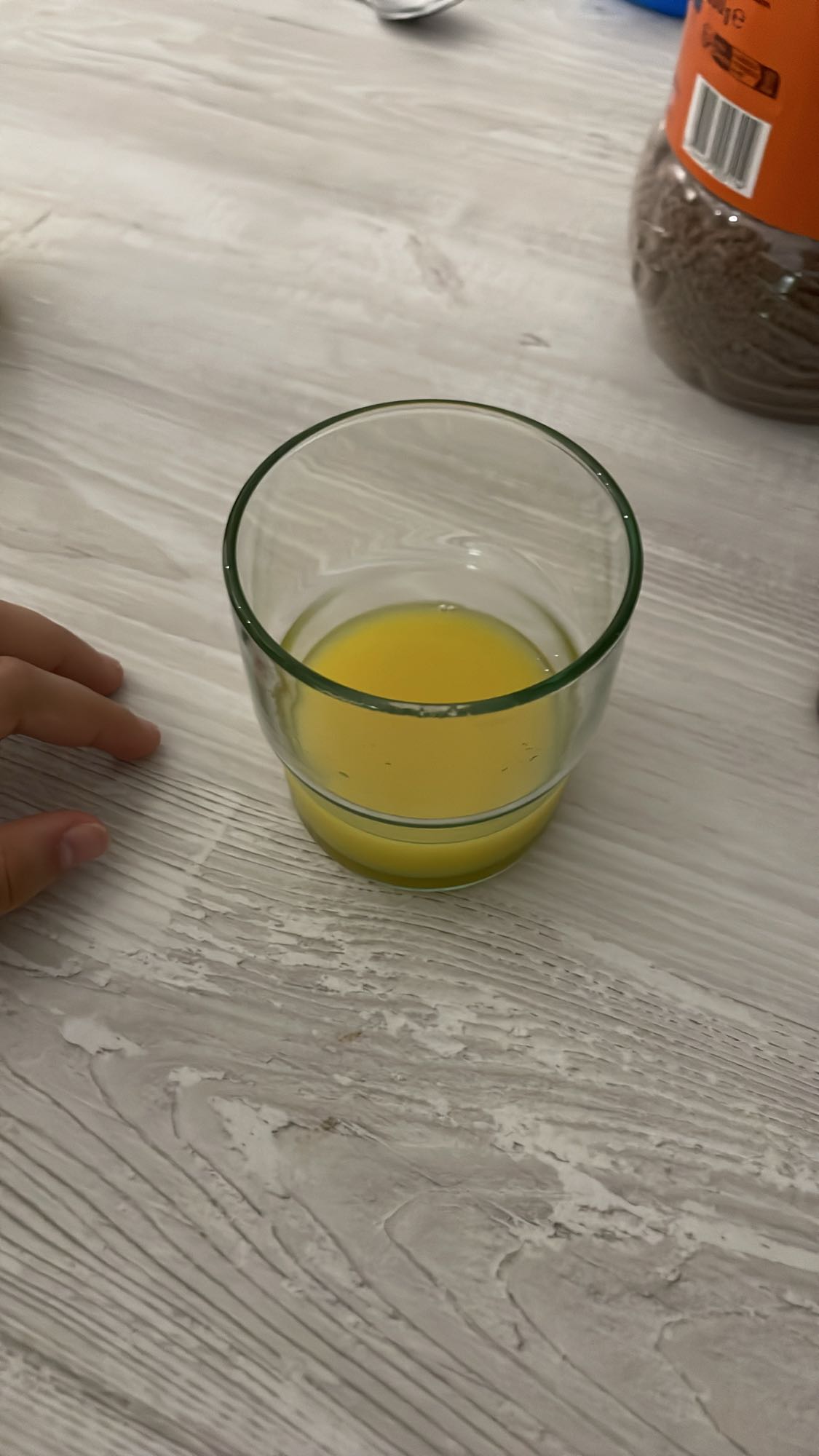 verre de jus d'orange