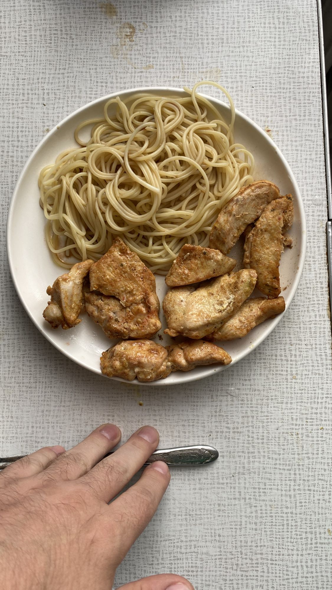 Курица с макаронами