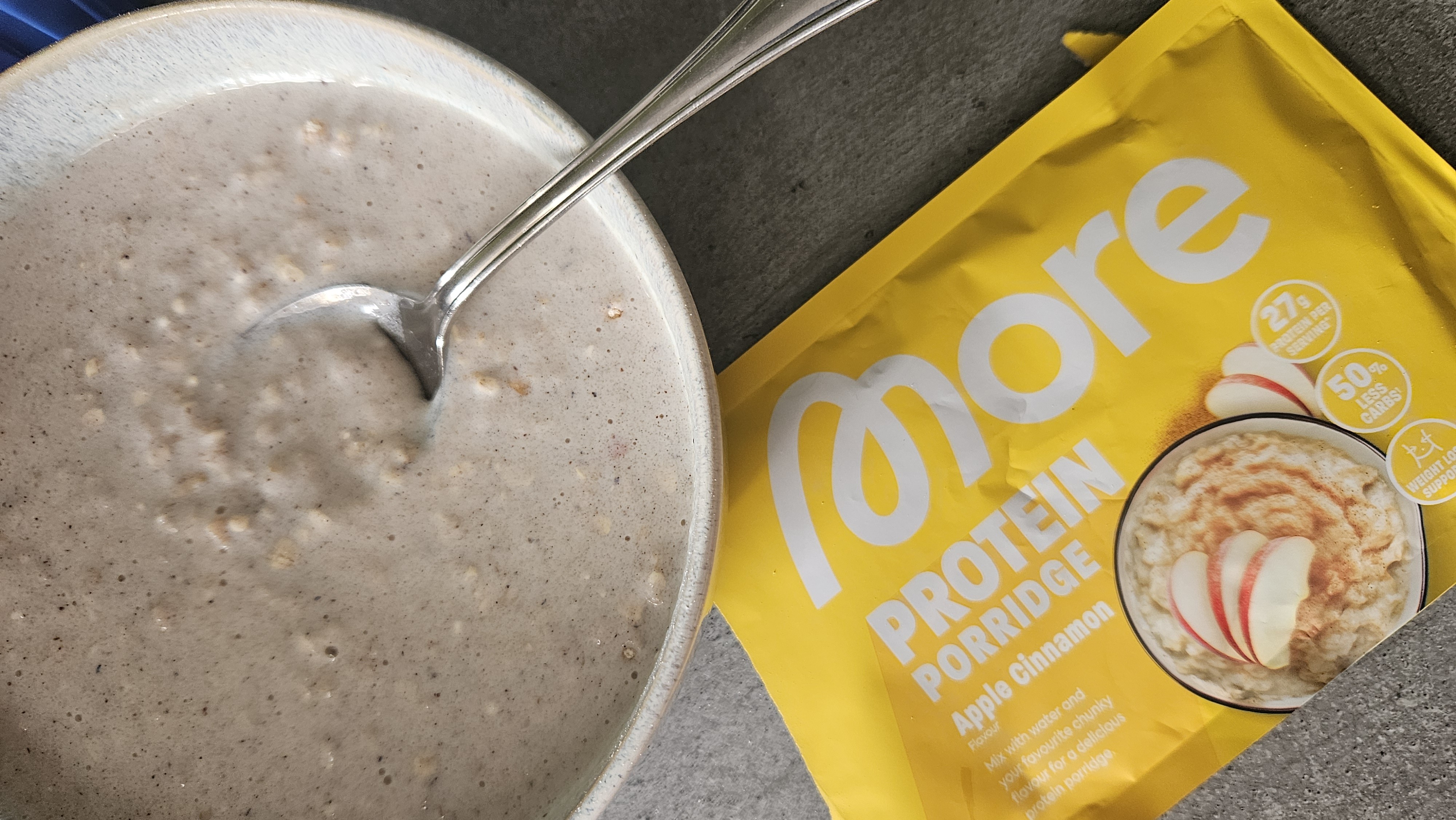 Protein Porridge Apfel Zimt