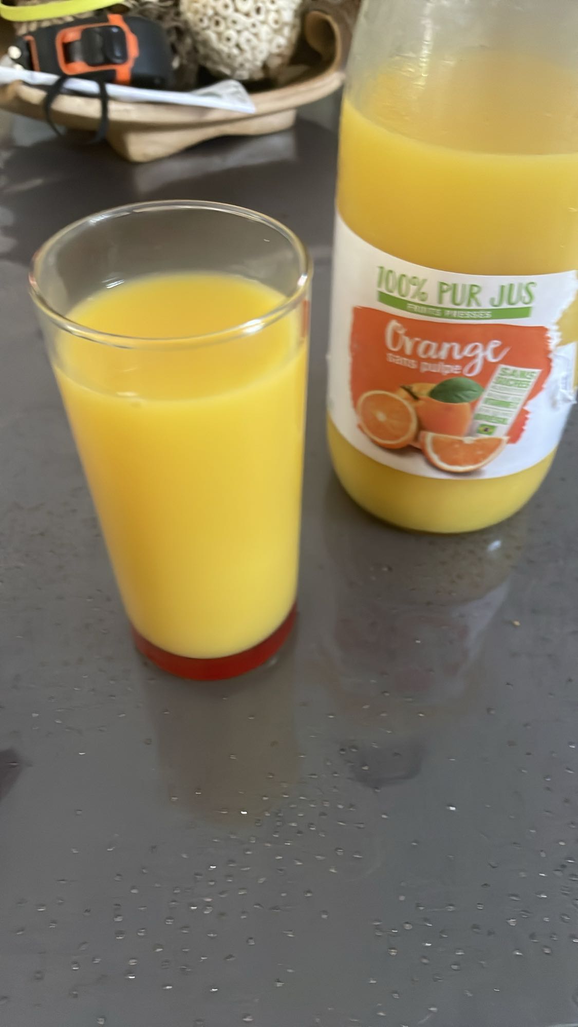 Jus d'orange pur