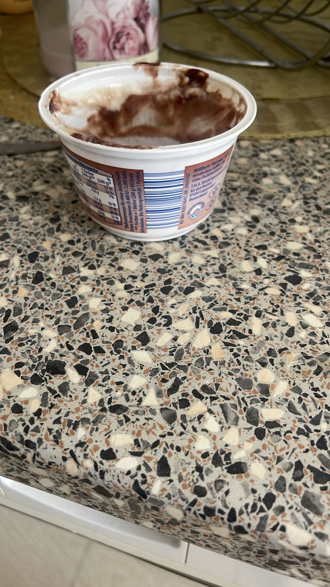 chocolate yogurt cup
