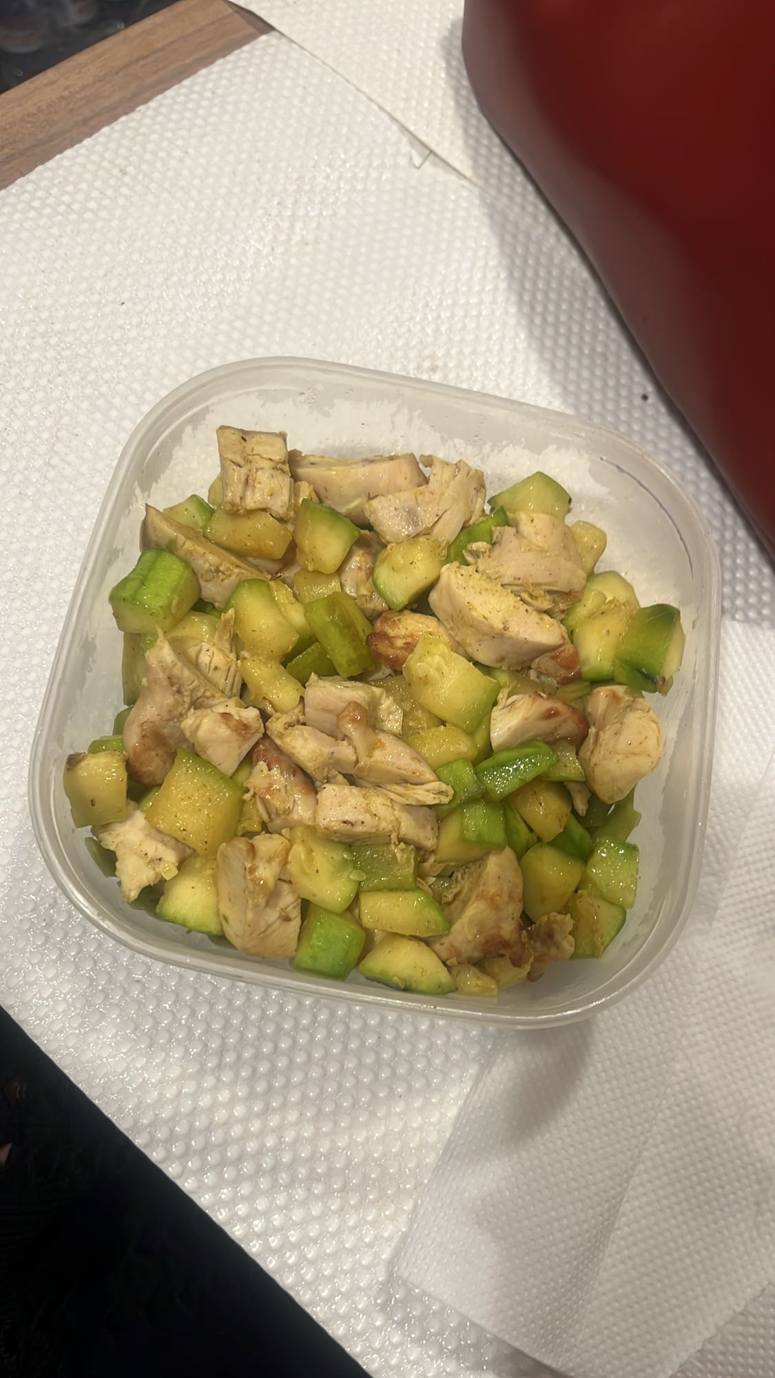 Chicken and Zucchini Bowl