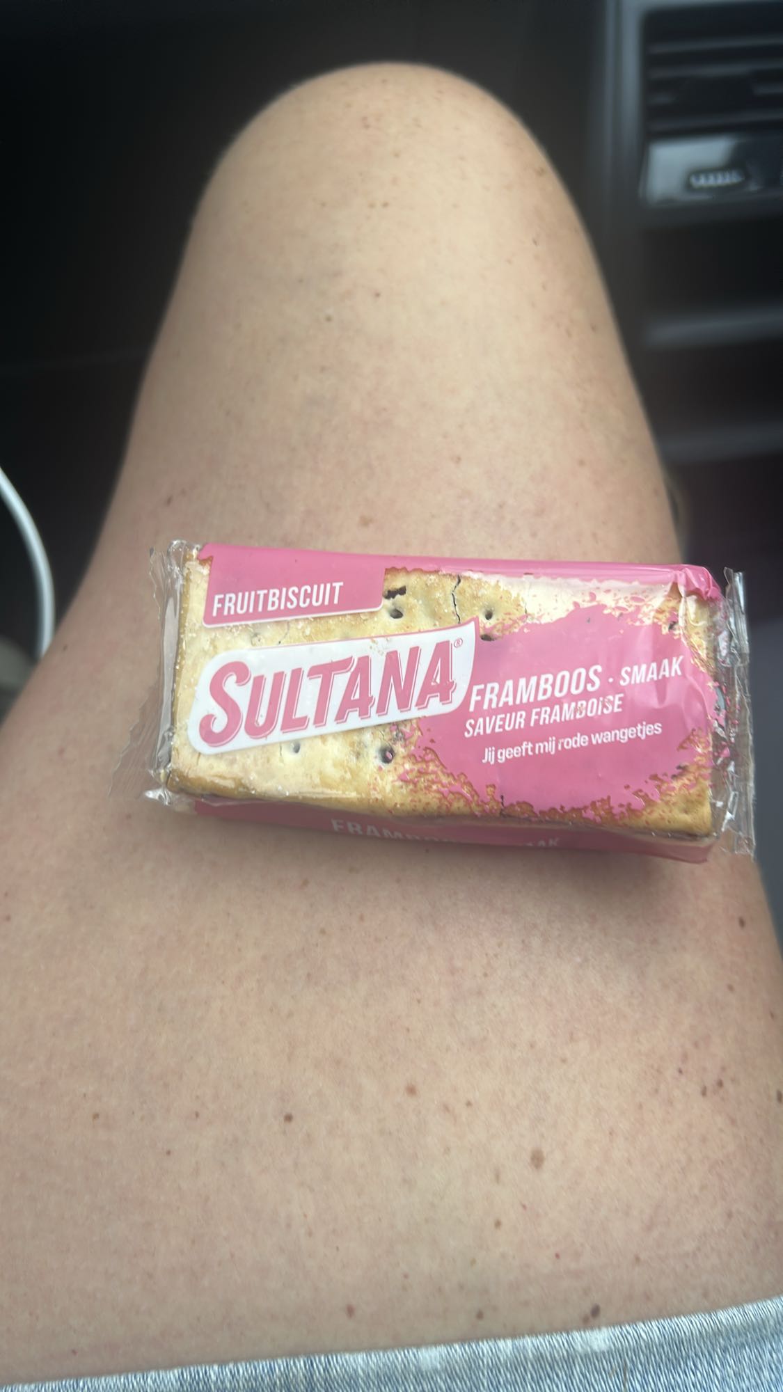 Sultana framboos koekje