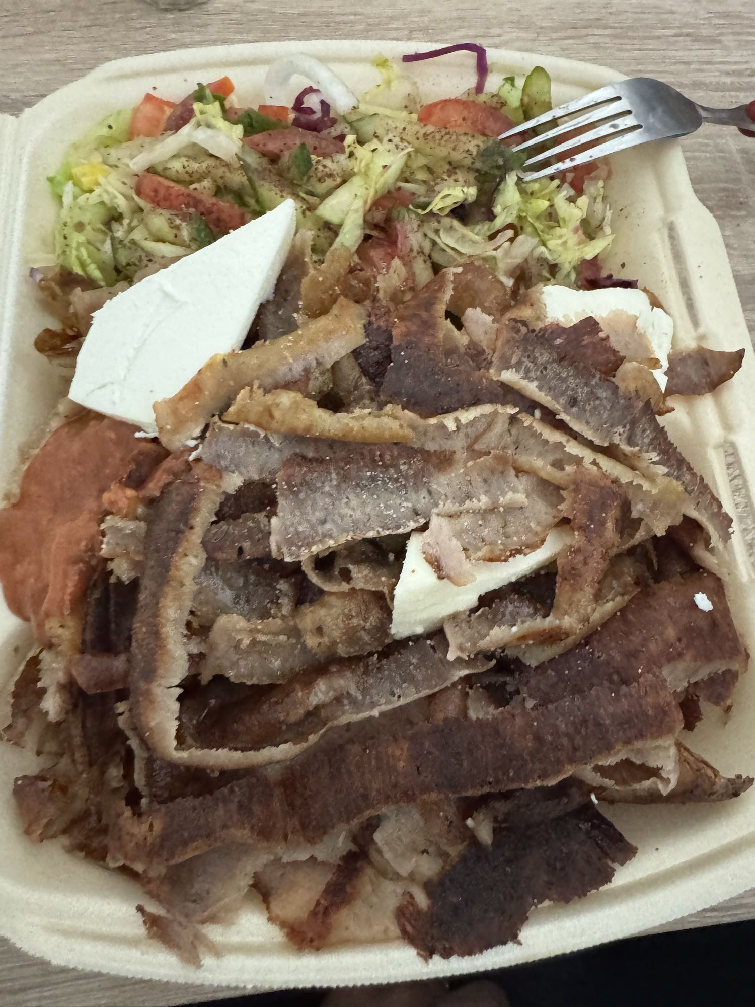 Döner Teller mit Salat