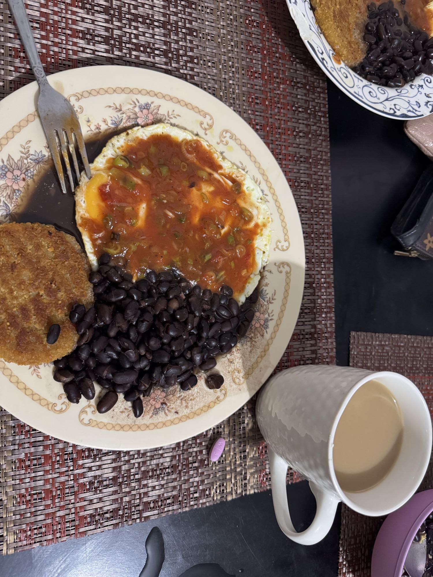 Huevos con frijoles
