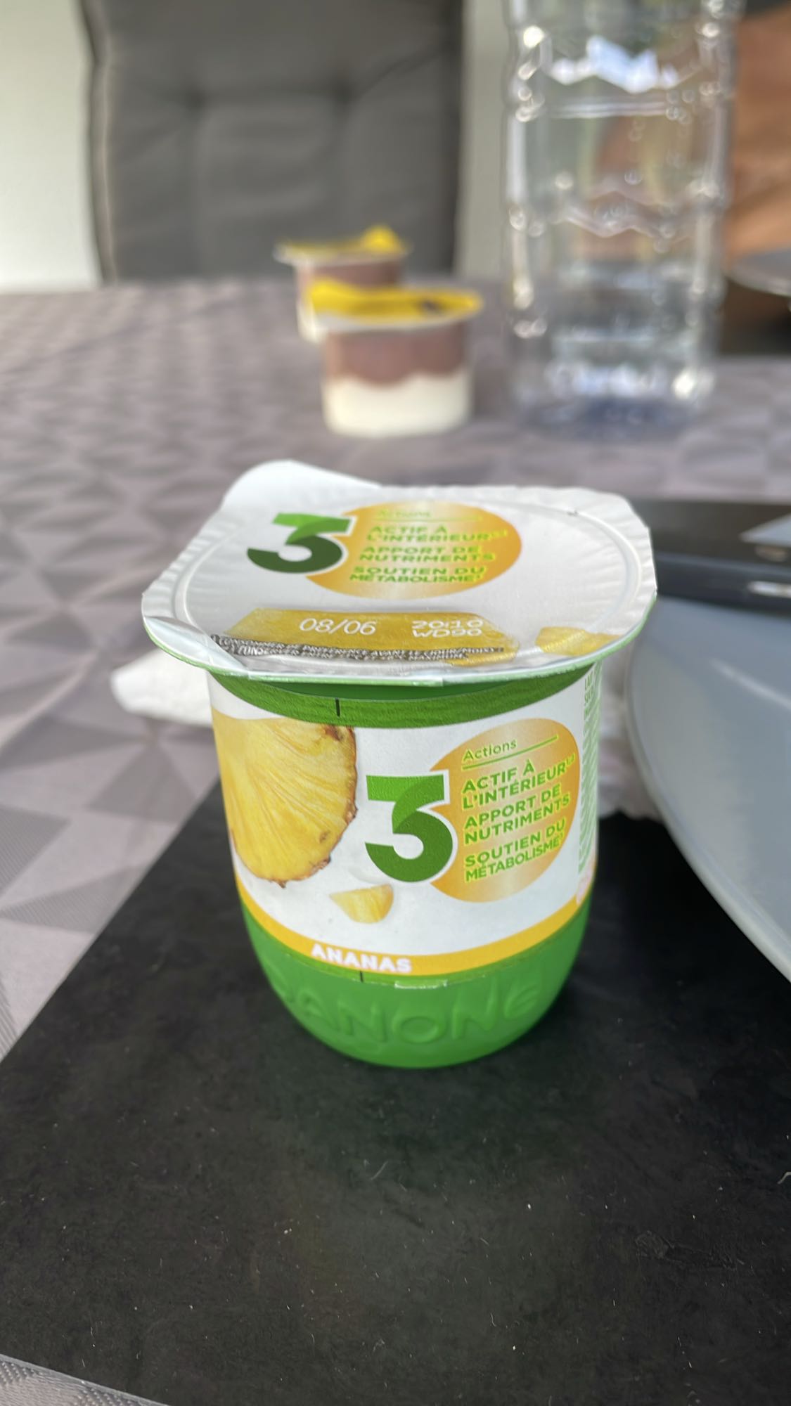 Yaourt ananas Danone