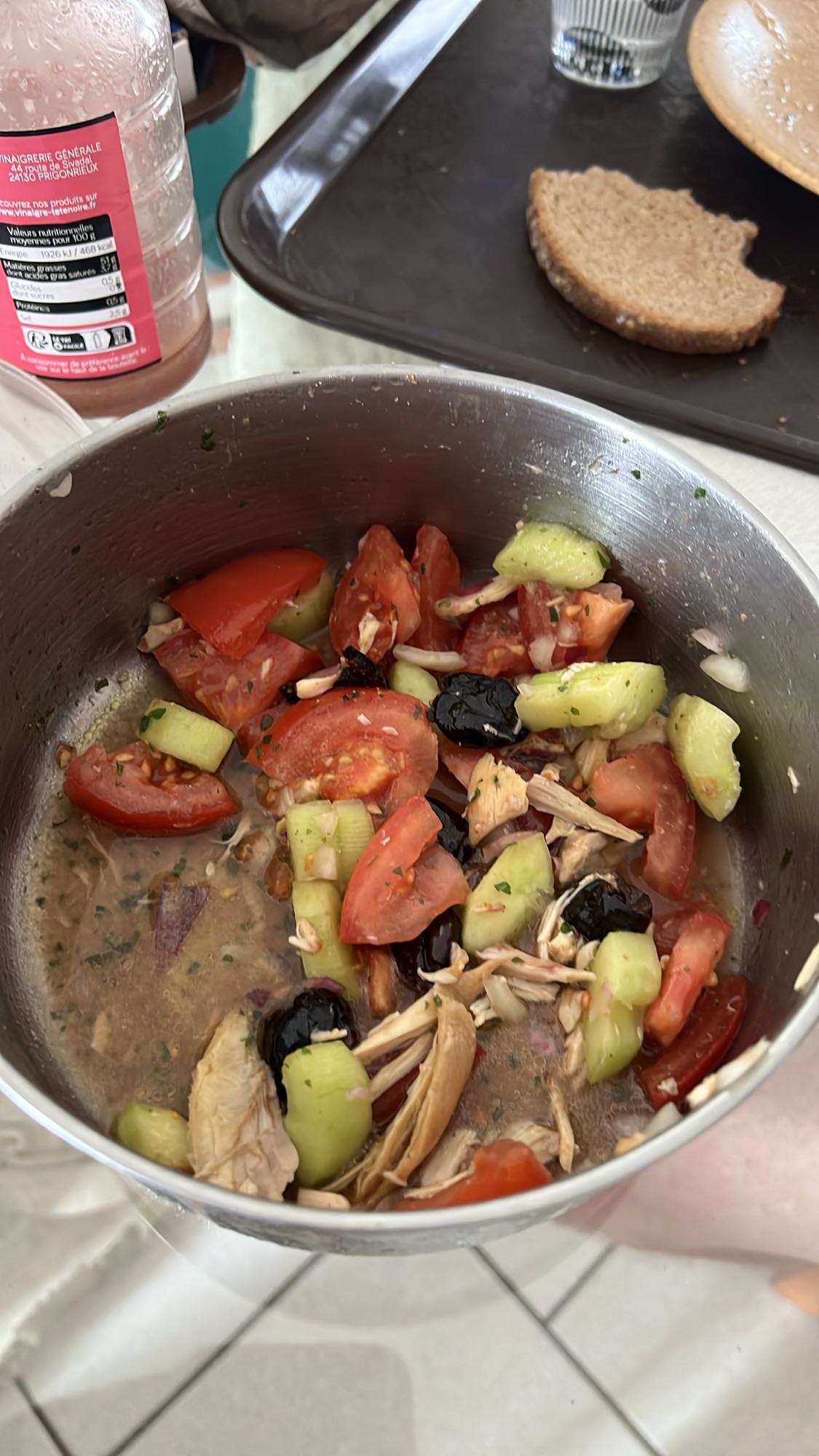 Salade poulet méditerranéenne