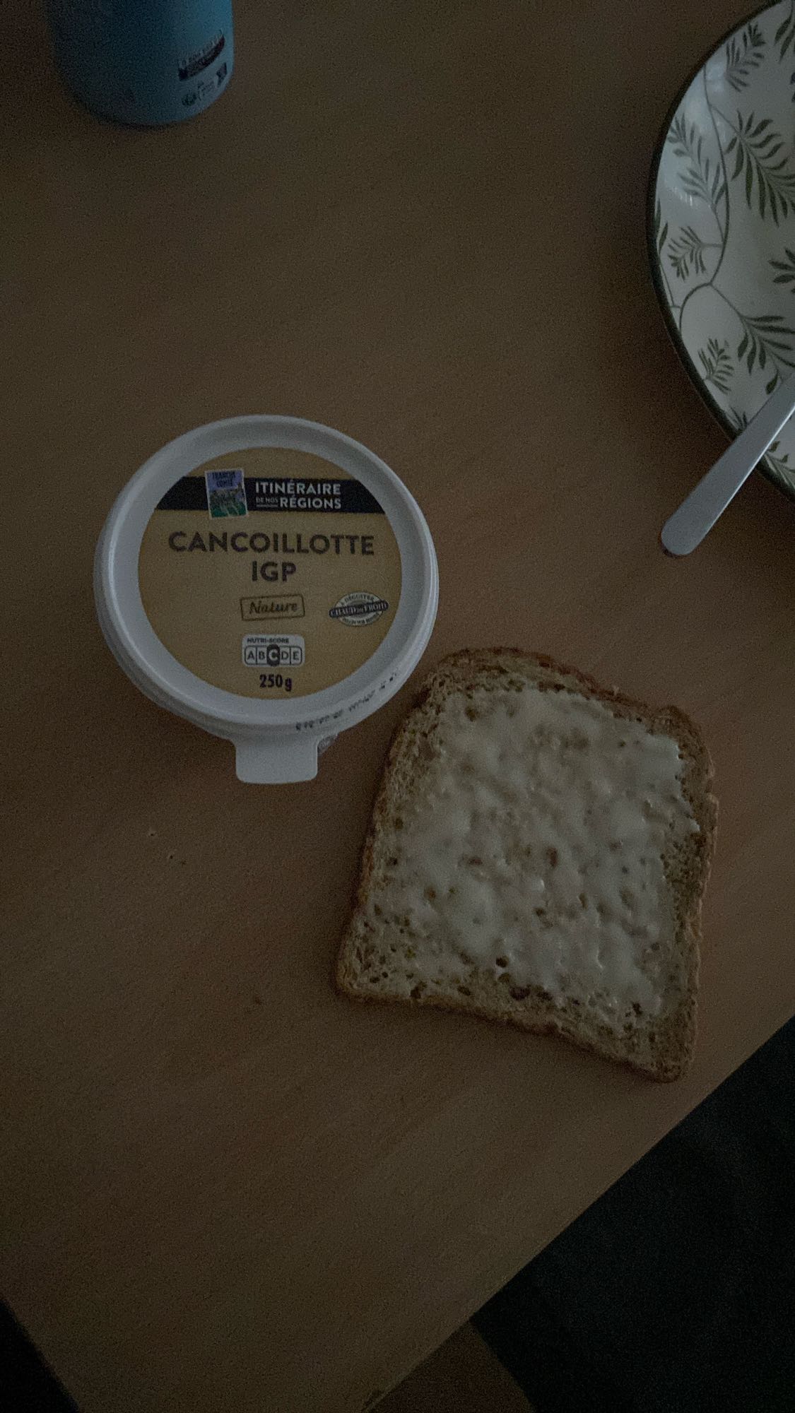 Tartine cancoillotte