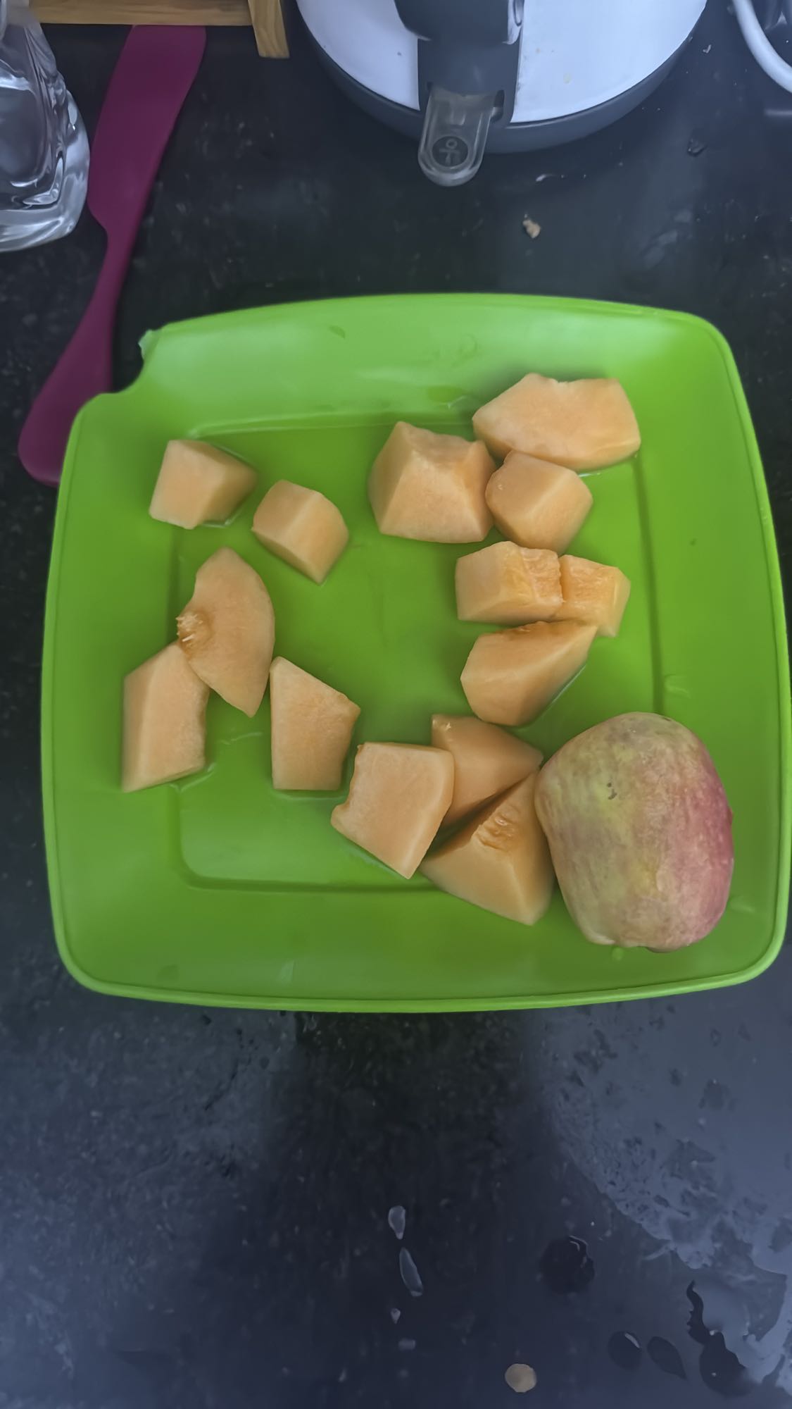 Melon and Apple Snack