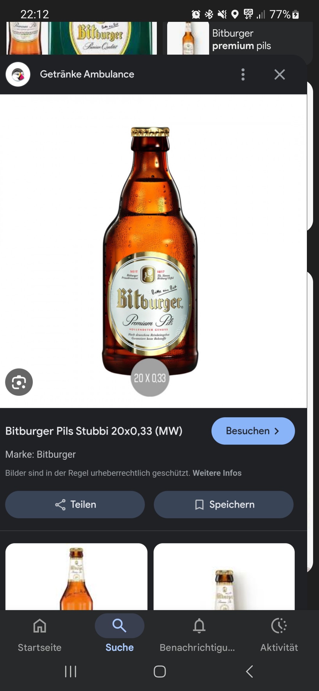 Bitburger Pils 0,33l