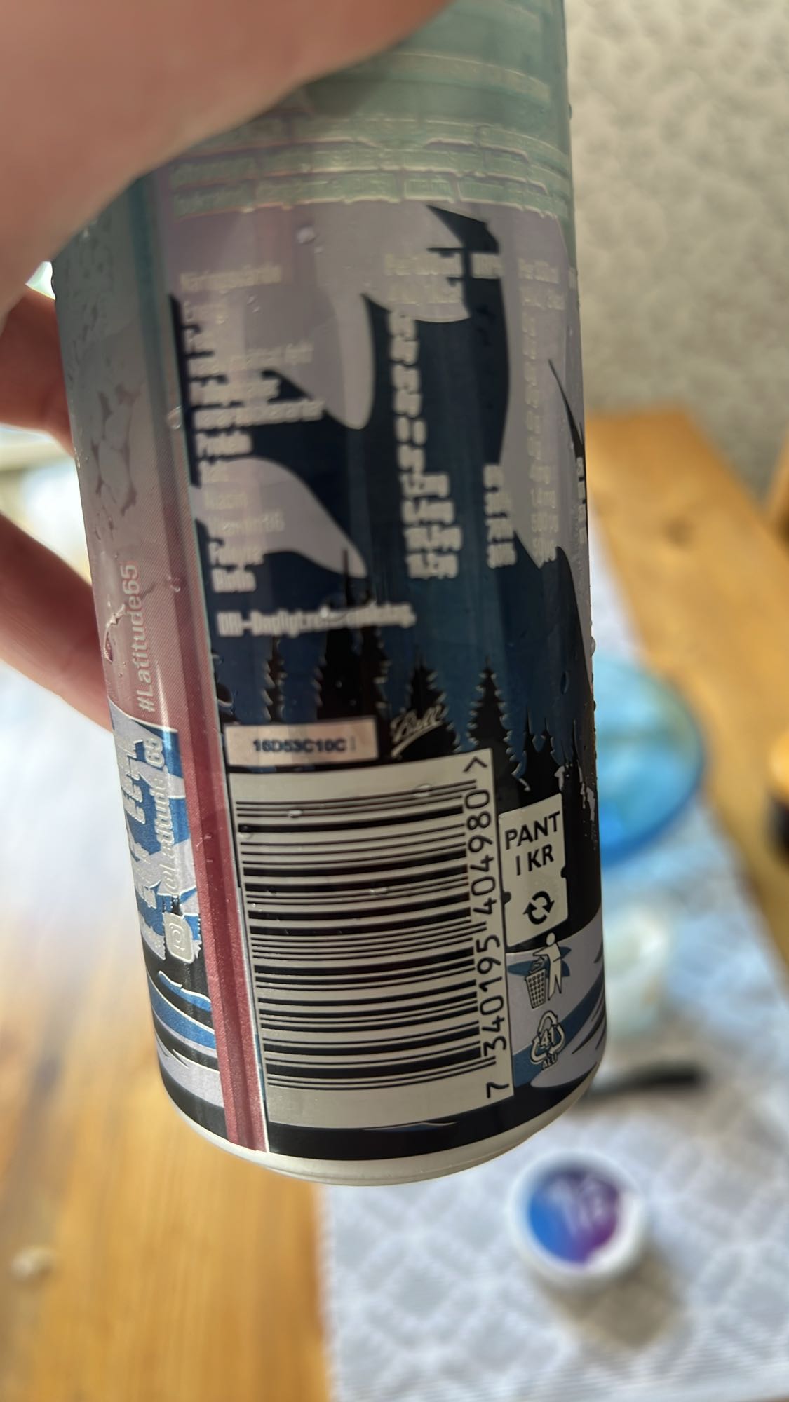 Energidryck blåbär