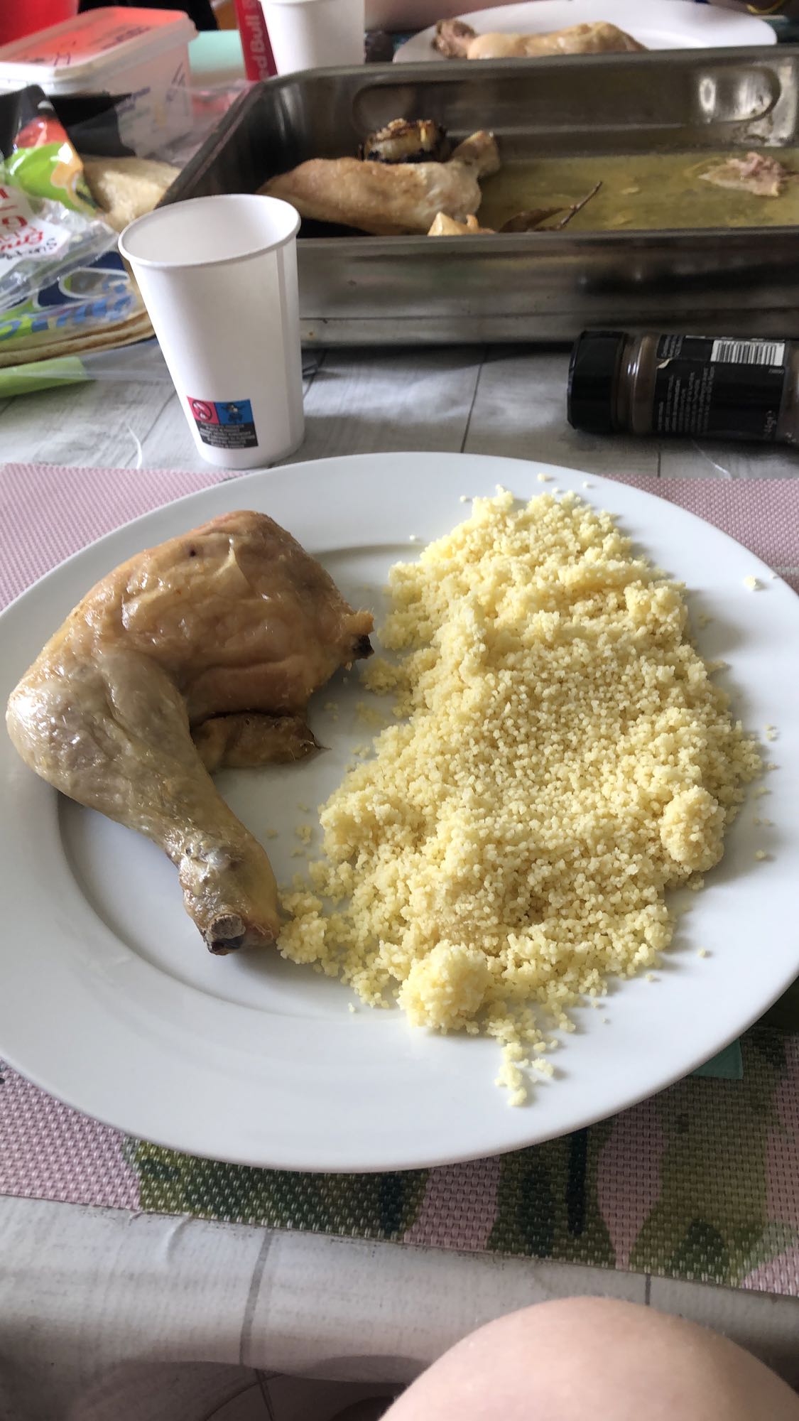 Poulet et couscous