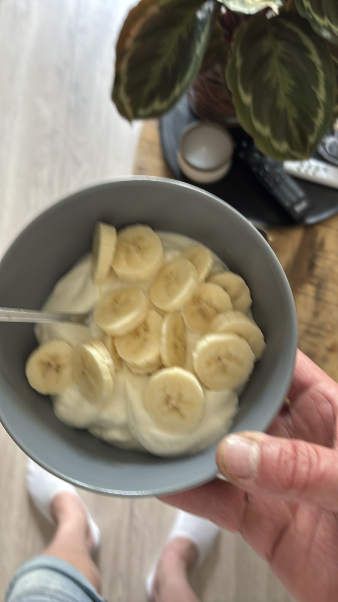 Banaan yoghurt kom