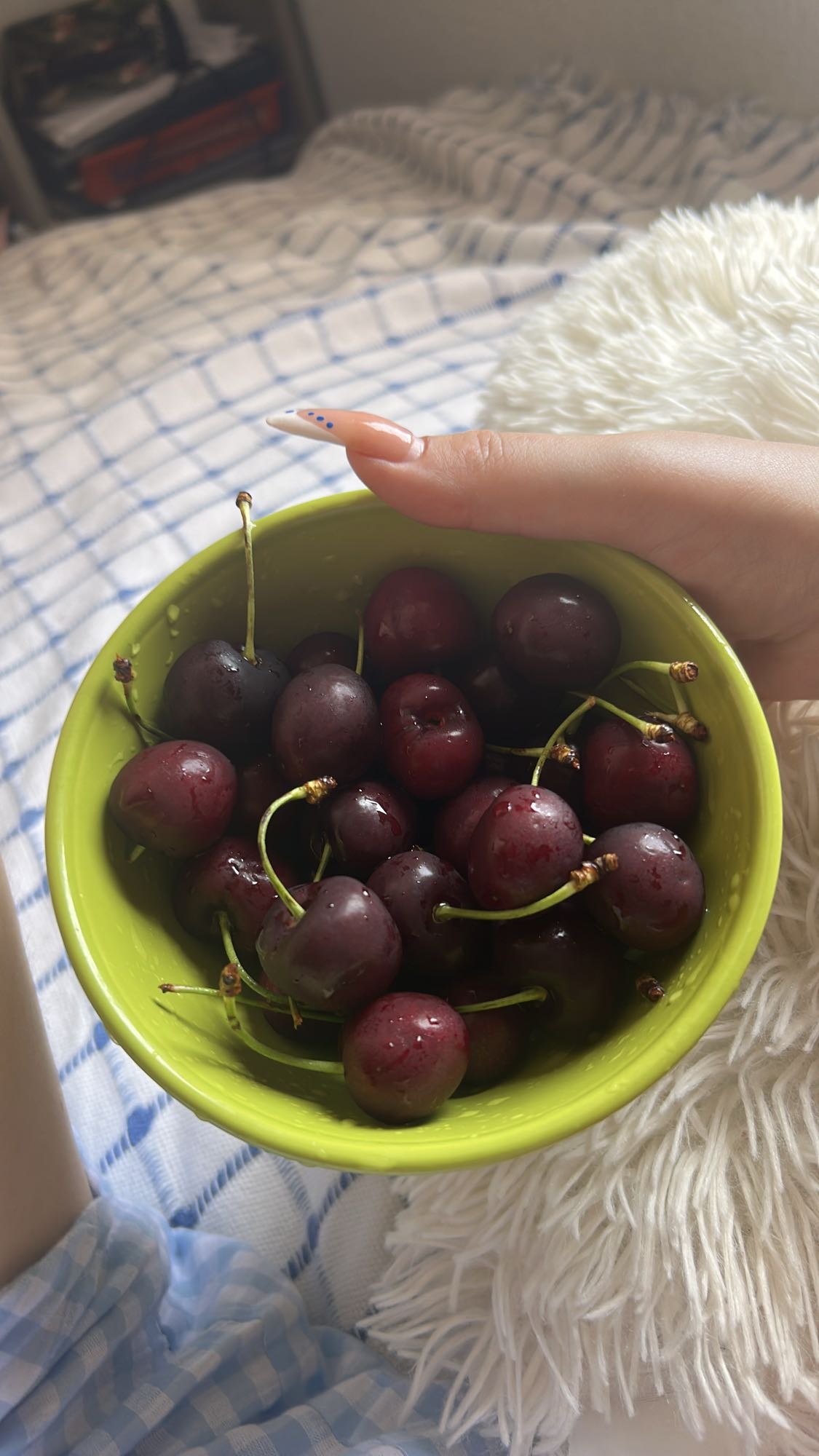 cerezas frescas