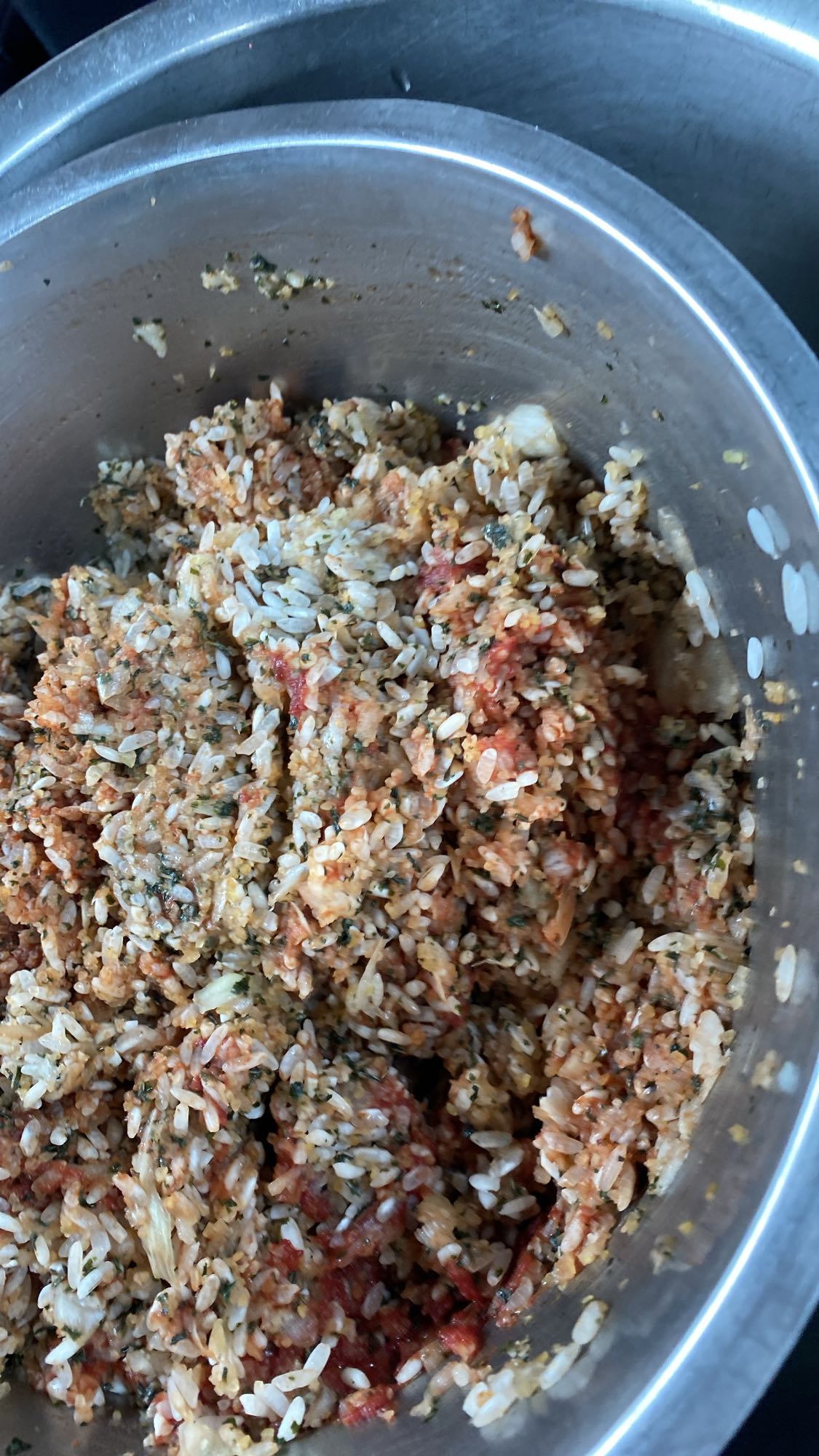 Tomatenreis mit Kräutern