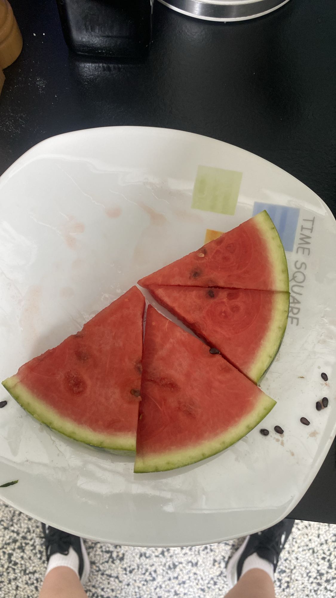 Watermeloen plakjes