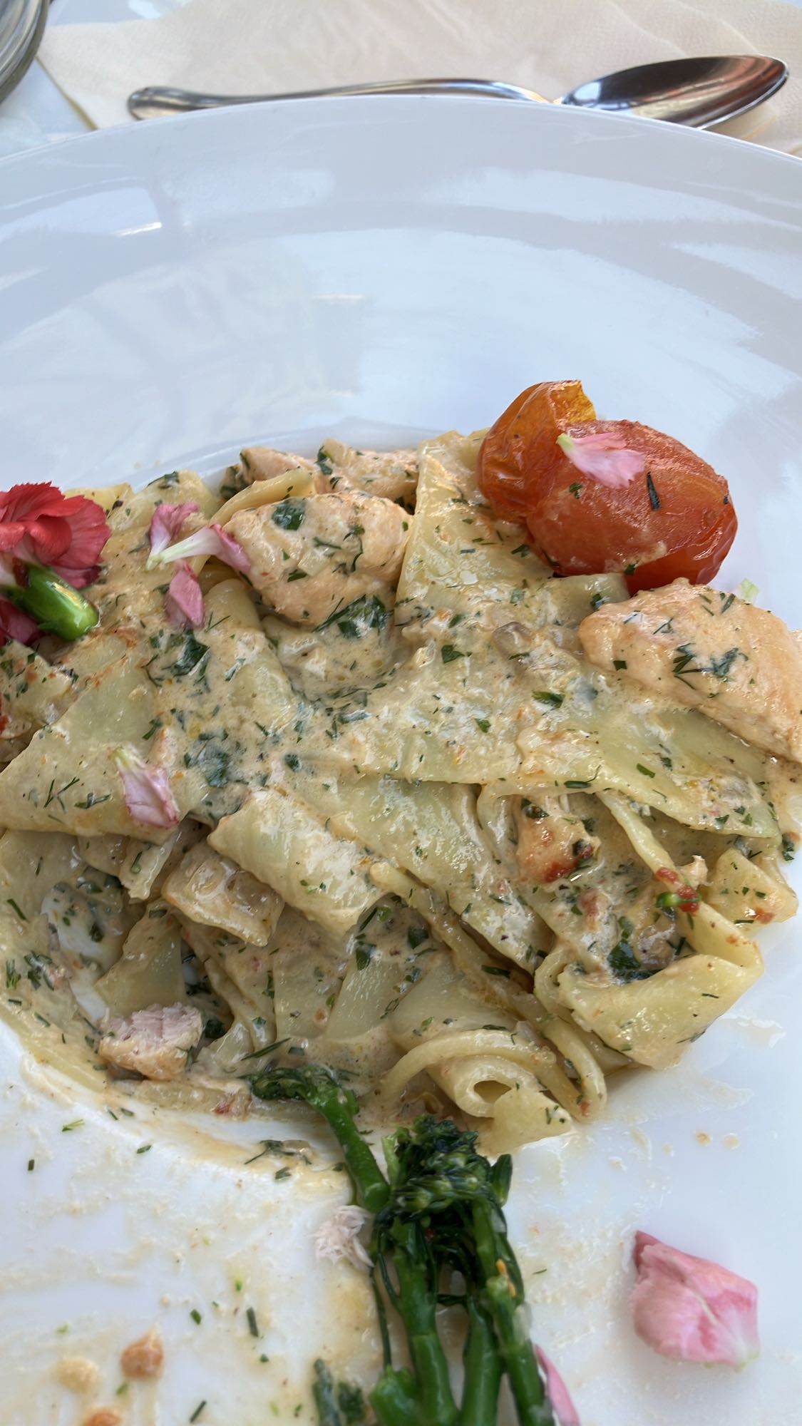 Makaron z kurczakiem